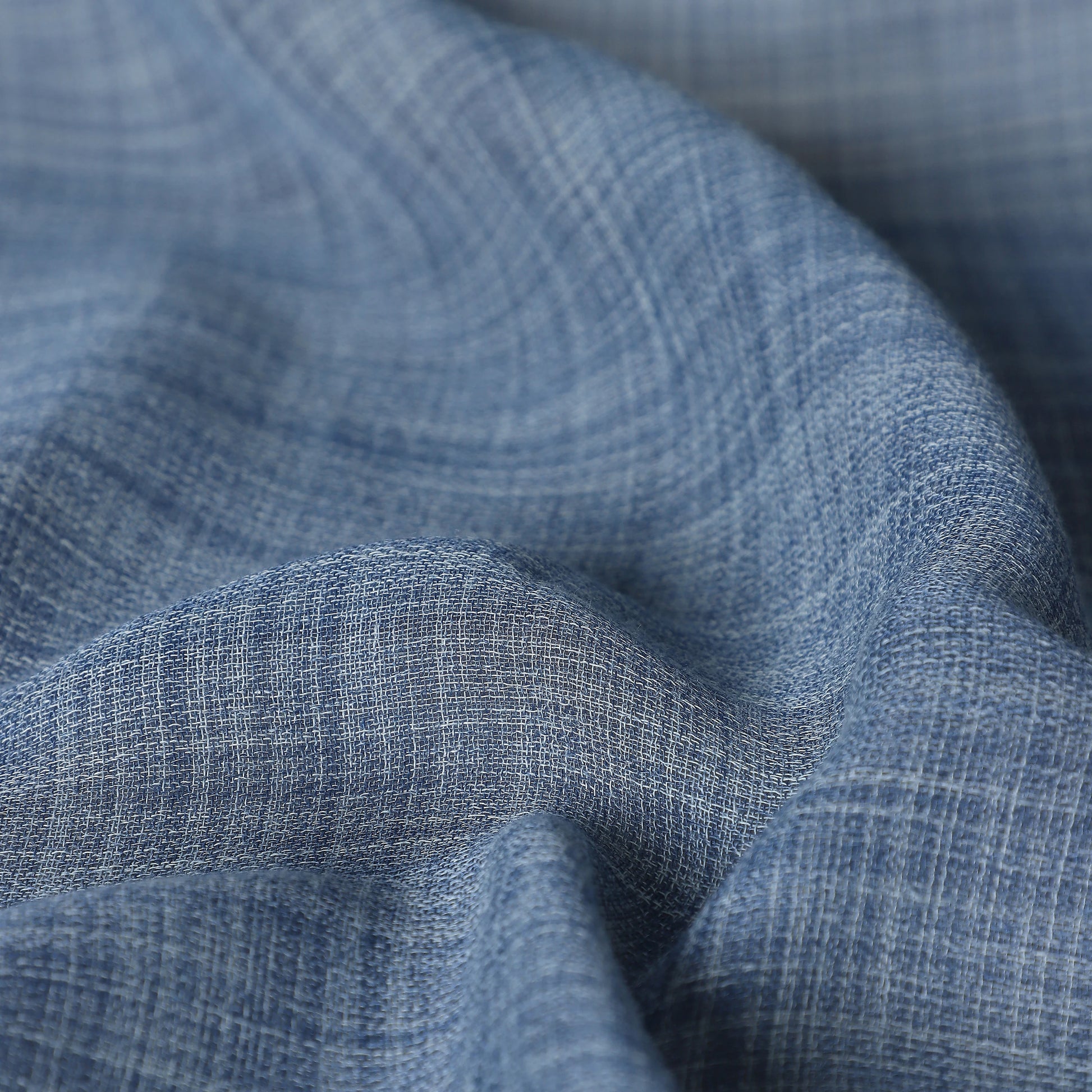 Velina Set Of 2 Sheer Readymade Curtains | 
Earthbound Denim / Door-XL (9ft X 4.4ft)