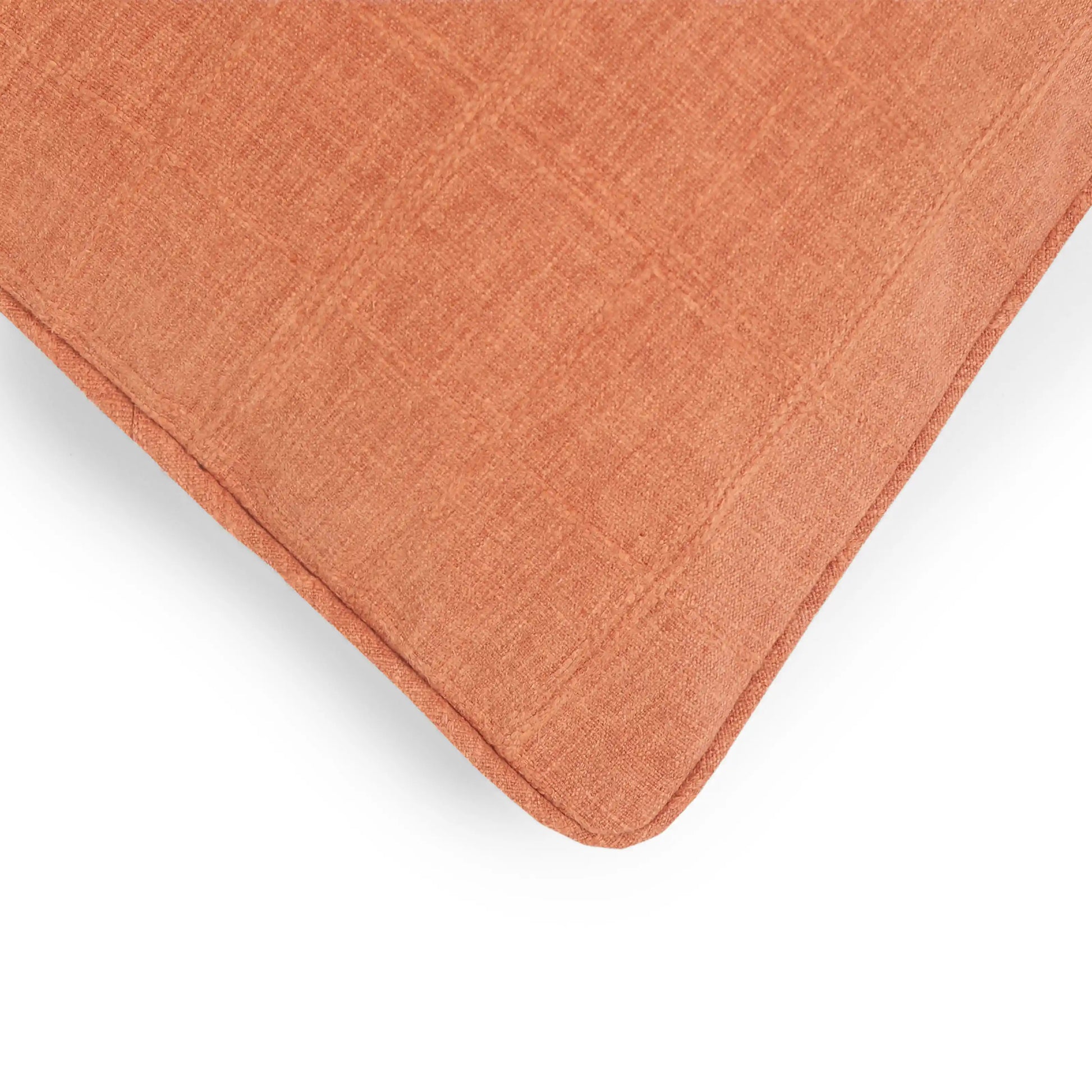 Espricia Woven Cushion Cover | Interlaced Rust Red / Cushion Cover (51cm x 51cm)