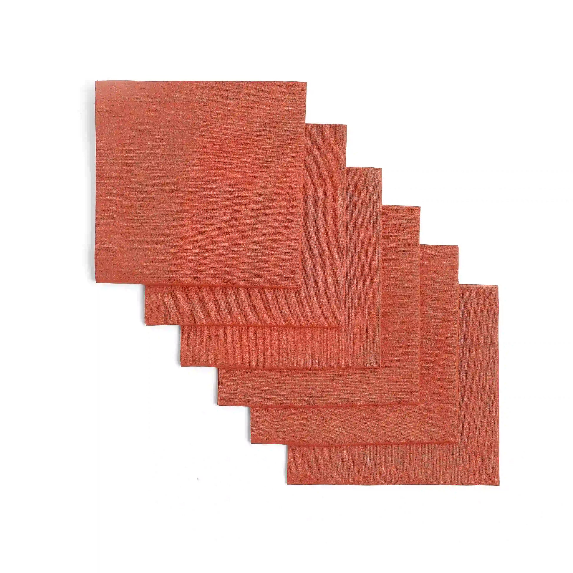 Kaleida 100% Cotton Table Napkin Red Reveries / Pack of 6