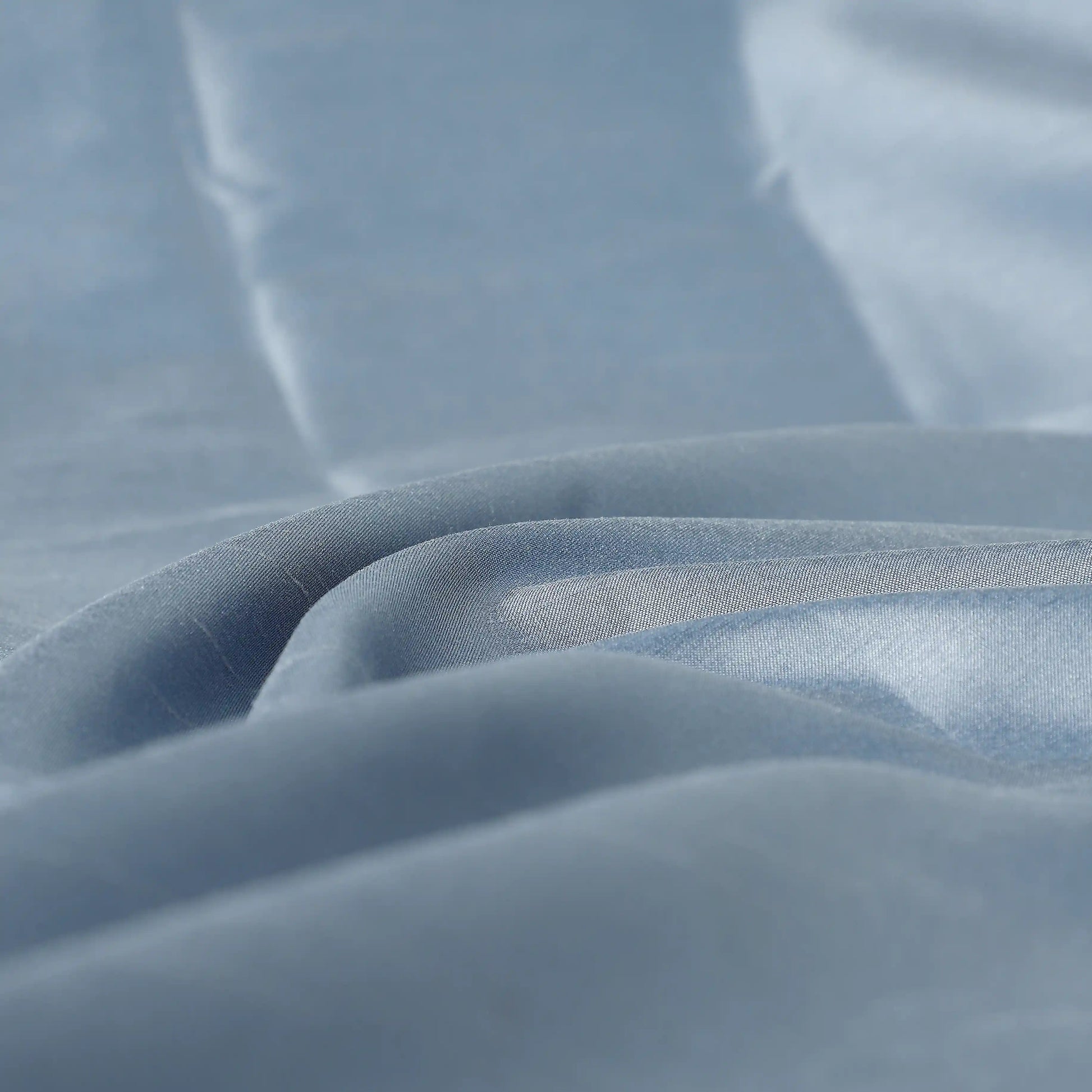 Paleto Set Of 2 Solid Readymade Curtains | Pure Hues Coastal Blue / Door (4.25ft X 7.22ft)