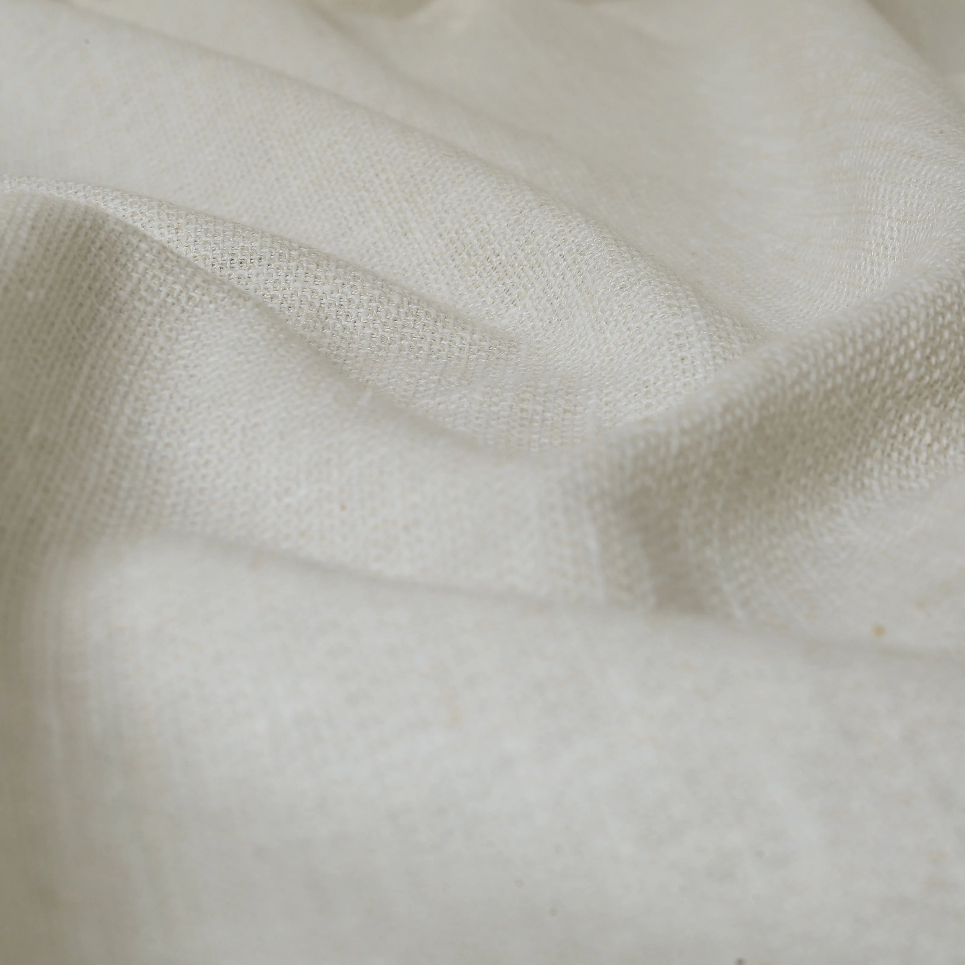 Paleto Set Of 2 Solid Readymade Curtains | Monochrome Play Snow / Door (7ft X 4.4ft)