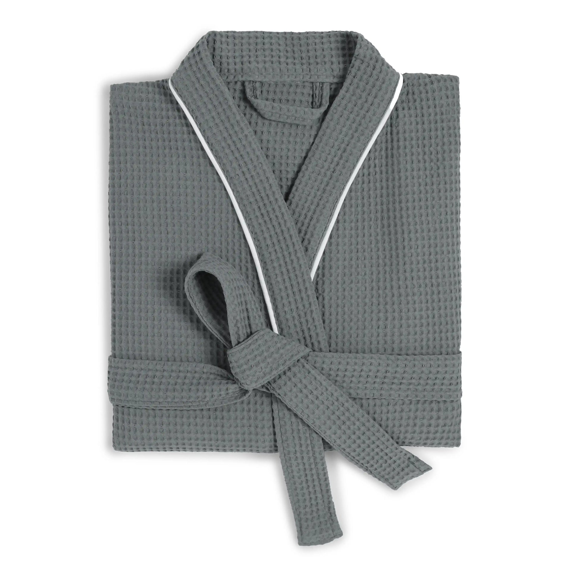 Pelushe 100% Cotton Bathrobe Grey / Medium