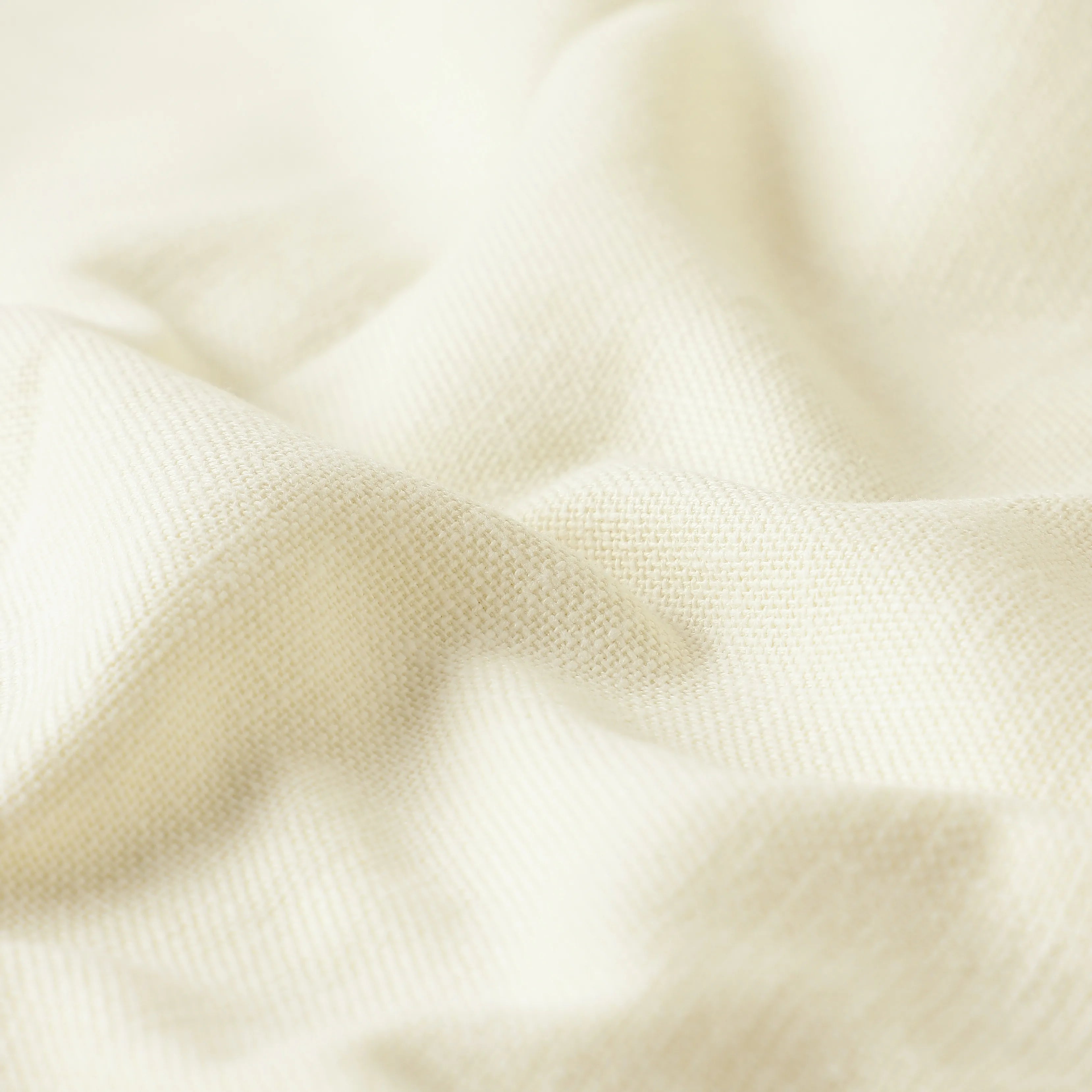 Paleto Set Of 2 Solid Readymade Curtains | Woven Calm Pale Whisper / Window (5ft X 4.4ft)