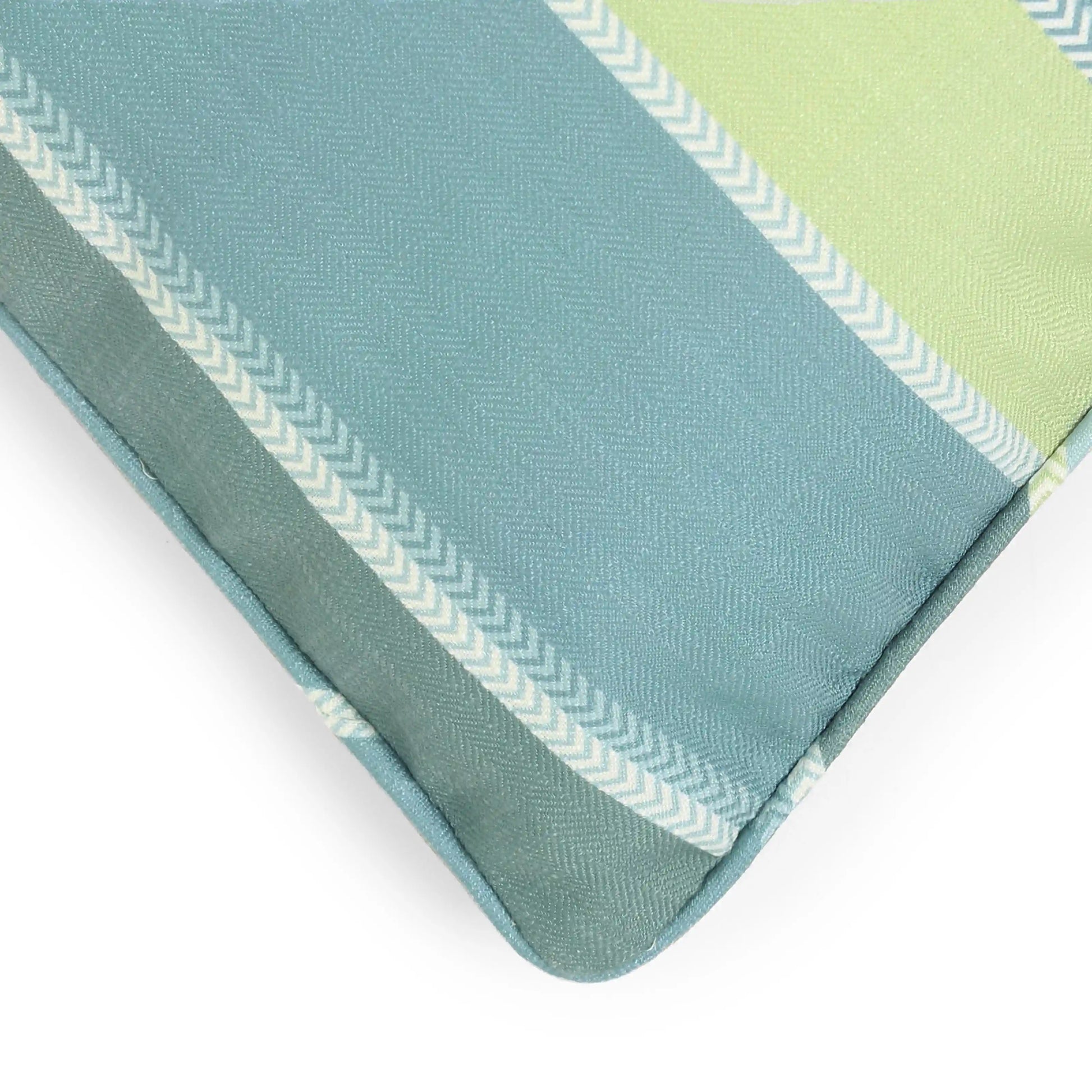 Espricia Printed Cushion Cover | Stripe Story Mystic Teal / Cushion Cover (41cm x 41cm)