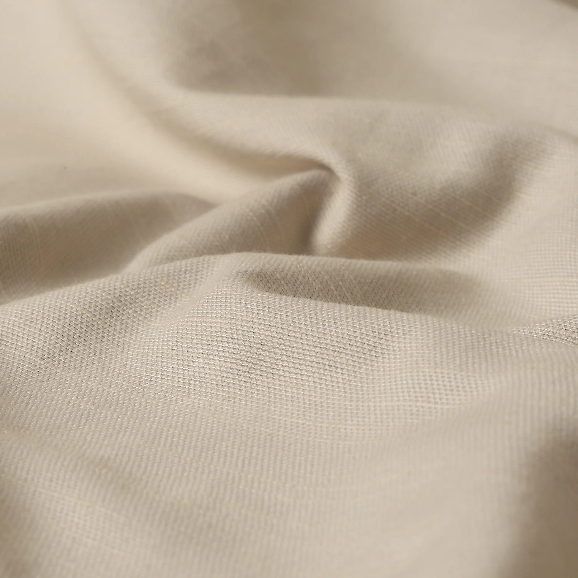 Paleto Set Of 2 Solid Readymade Curtains | Earthen Textures Linen Breeze / Door-XL (9ft X 4.4ft)