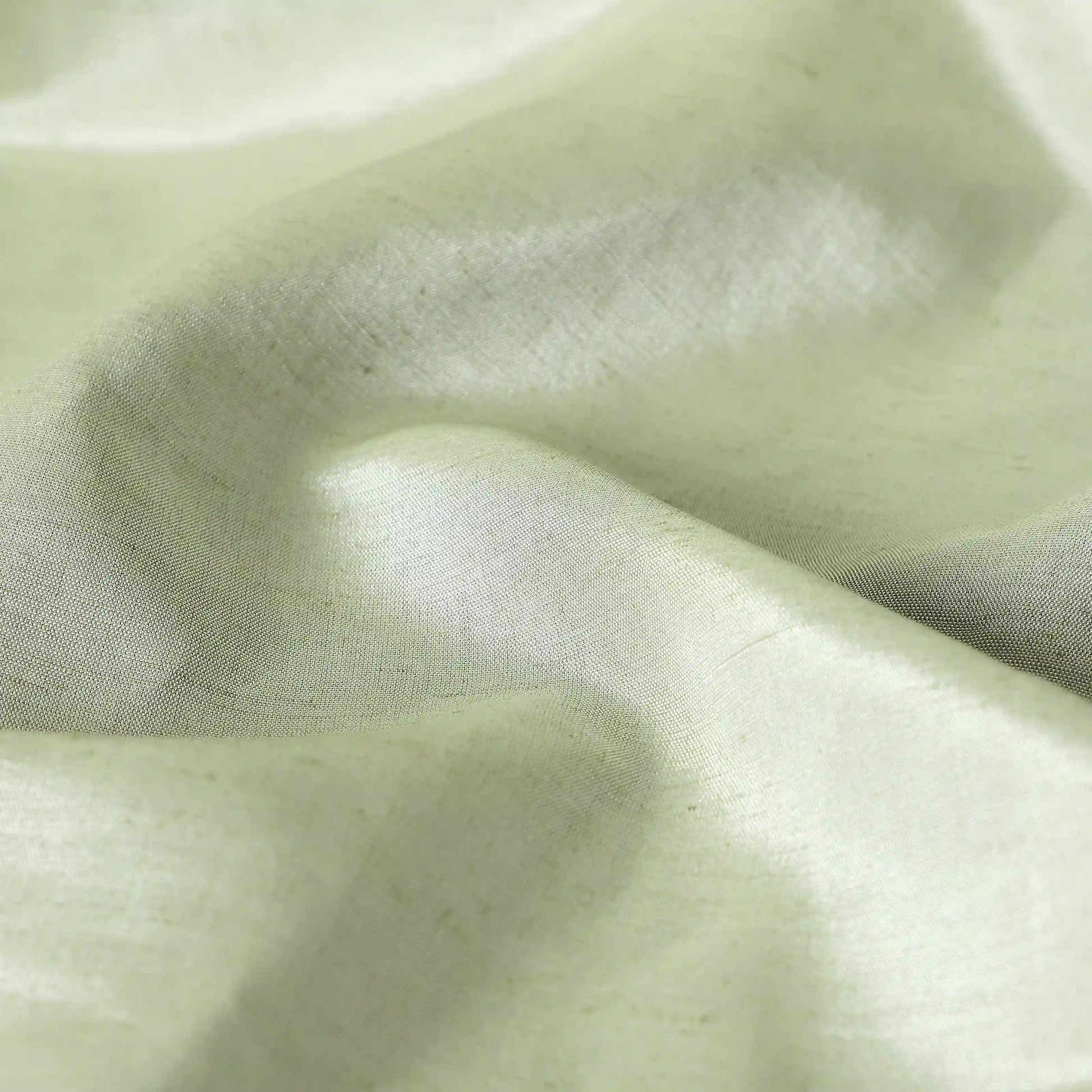 Paleto Set Of 2 Solid Readymade Curtains | Hue Harmony Green Tea / Window (5ft X 4.4ft)