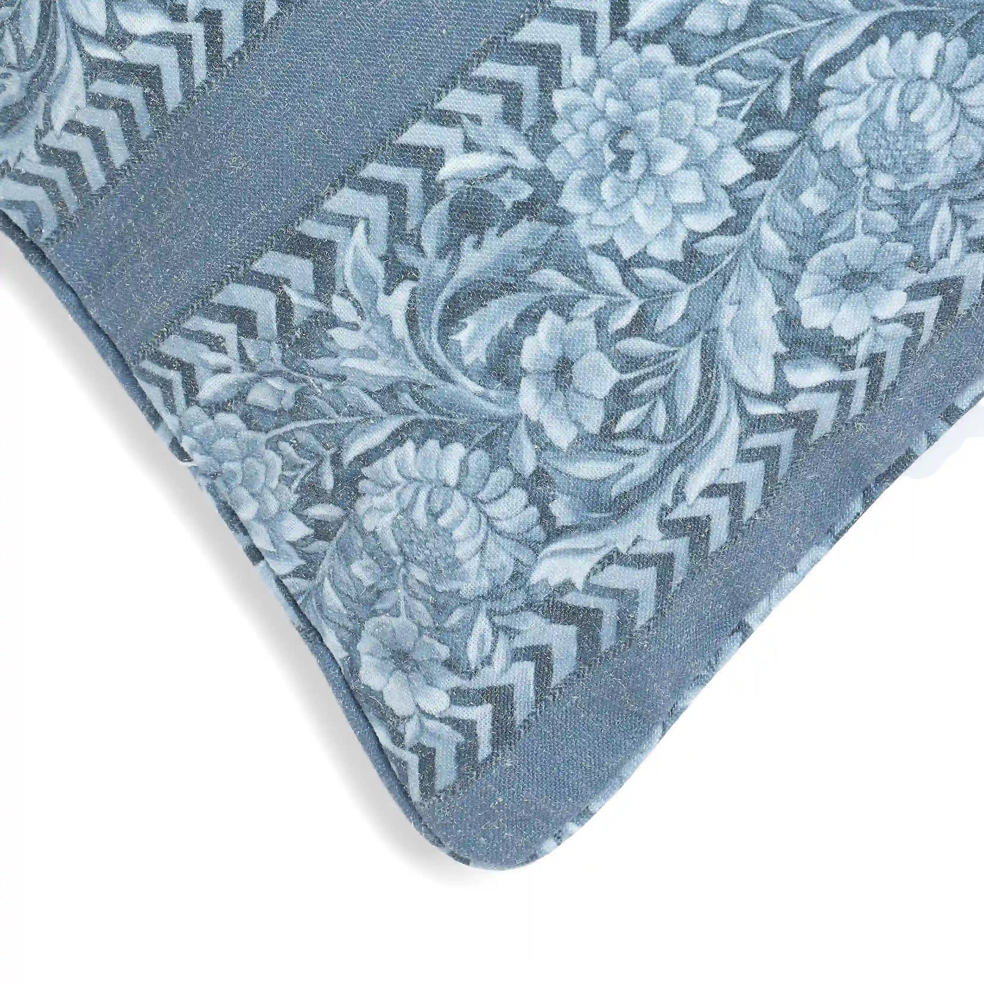 Espricia Printed Cushion Cover | Heritage Dusky Indigo / Cushion Cover (51cm x 51cm)