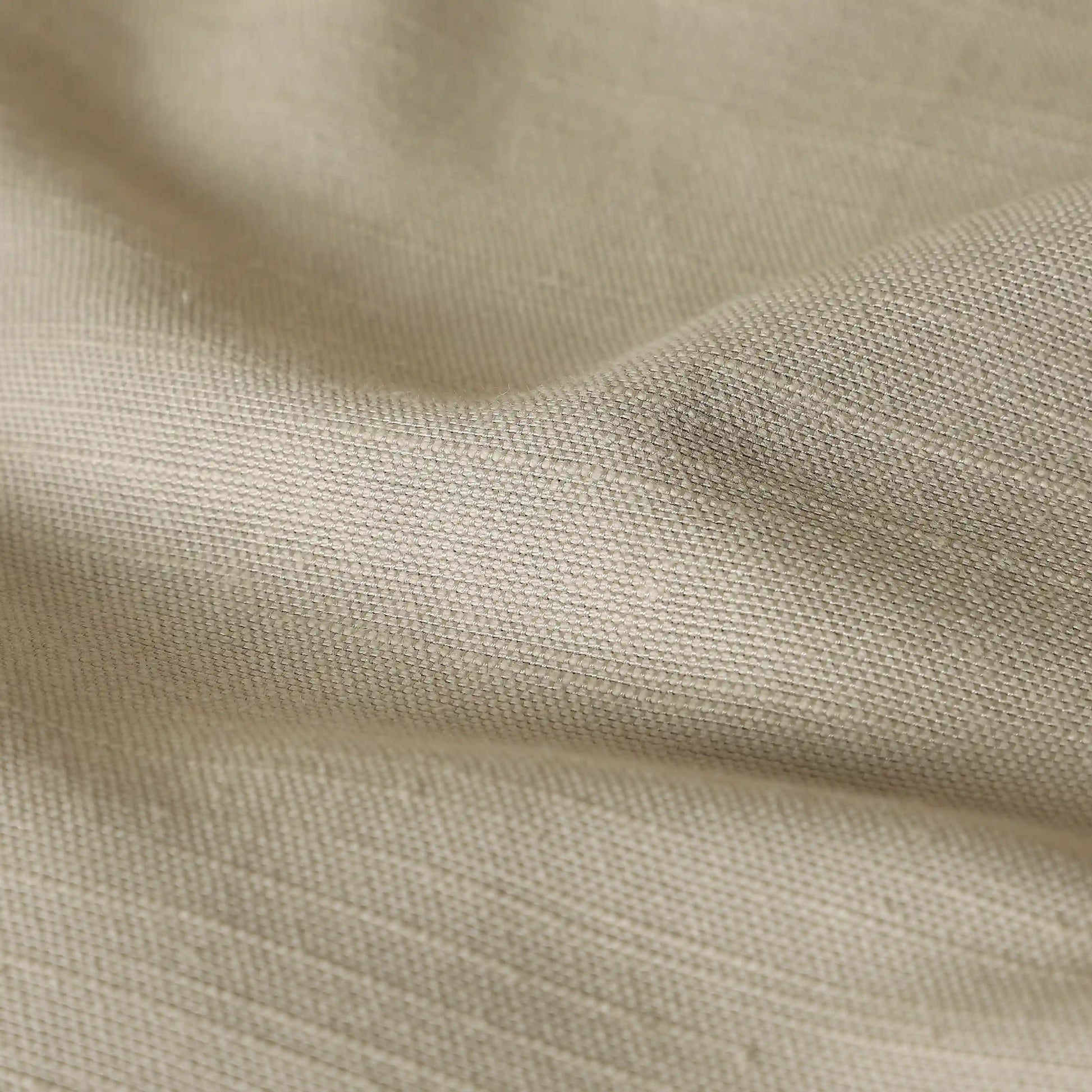 Paleto Set Of 2 Solid Readymade Curtains | Earthen Textures Hazel / Window (5ft X 4.4ft)