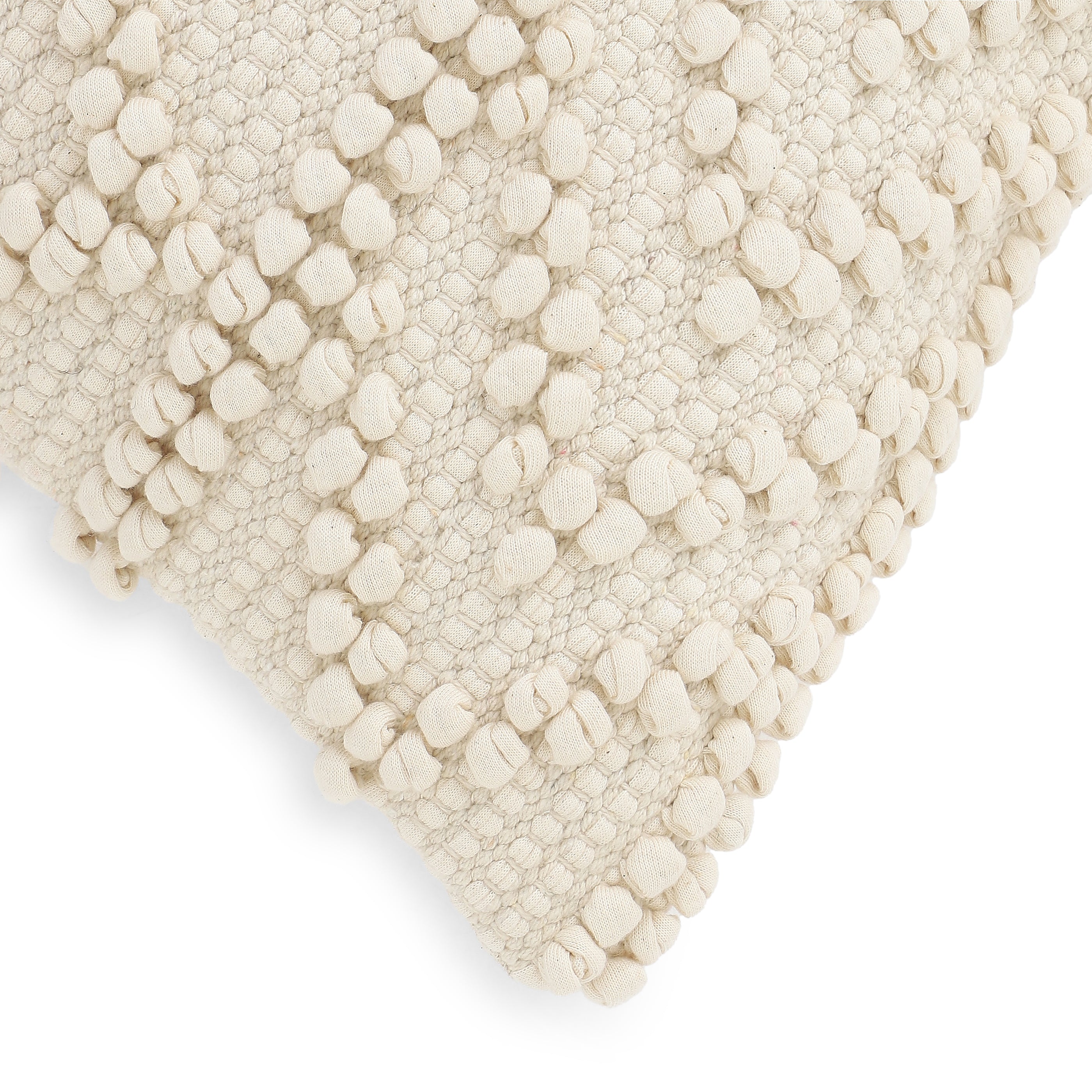 Espricia 100% Cotton Cushion Cover | Ivory