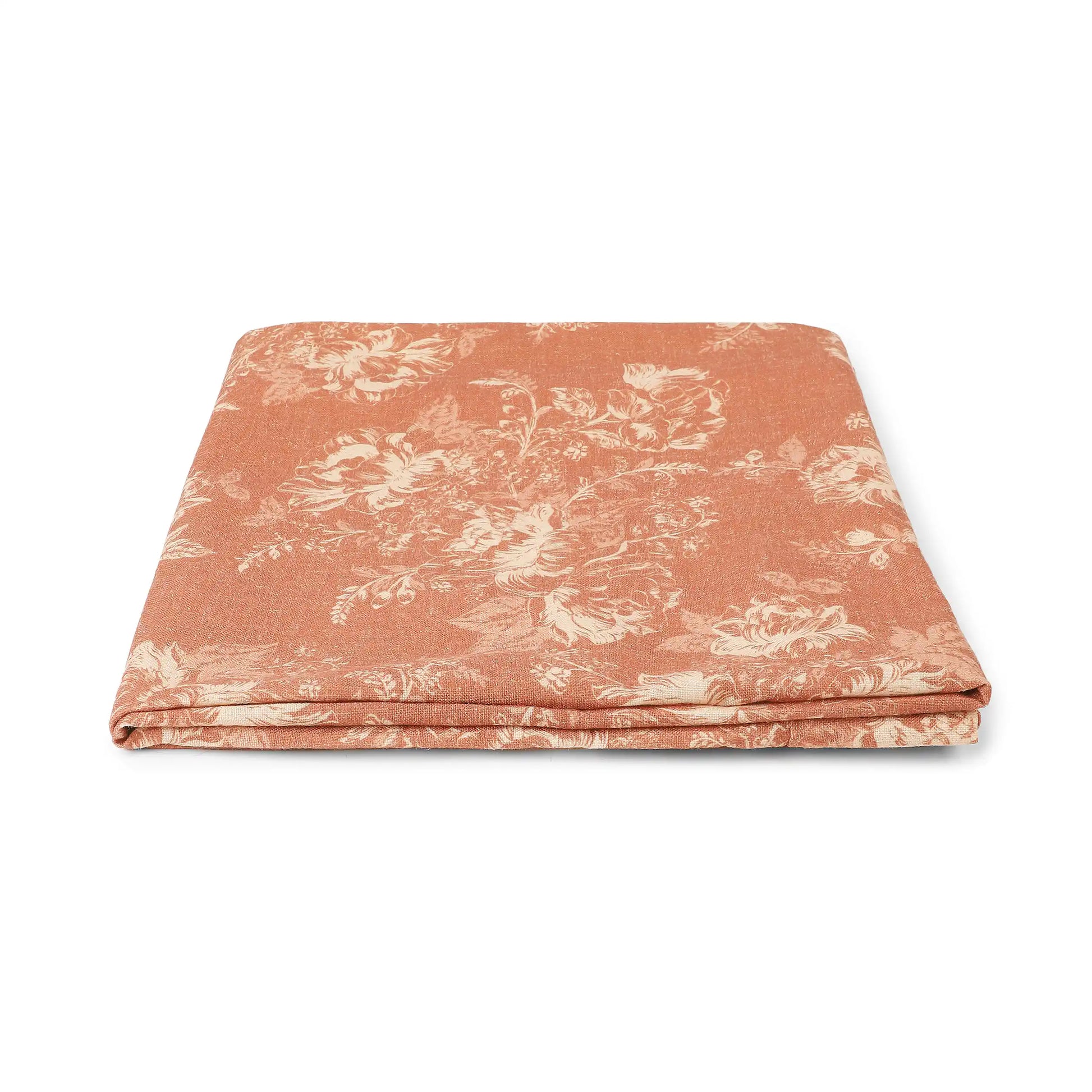 Kaleida Cotton-Polyester Blend Table Cloth Red Reveries-Floral / Table Cloth (150cm x 150cm)