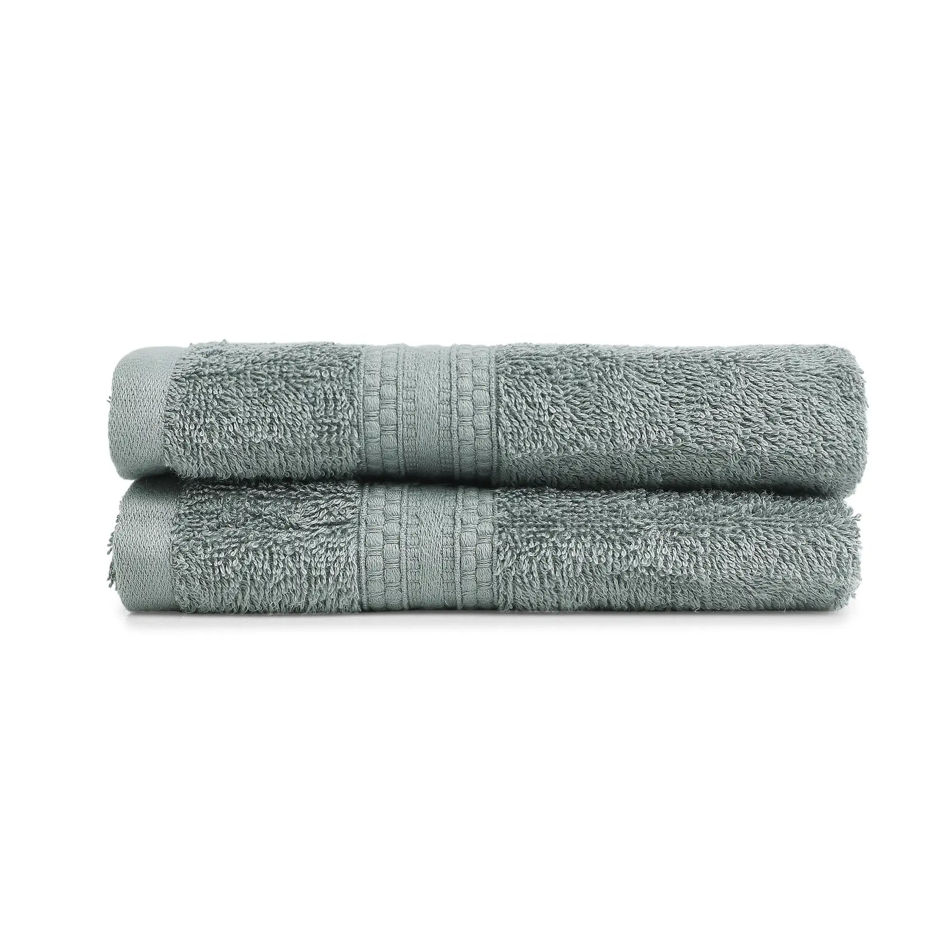 Paleto 100% Cotton Hand Towel Graphite / Hand Towel (40cm x 60cm)