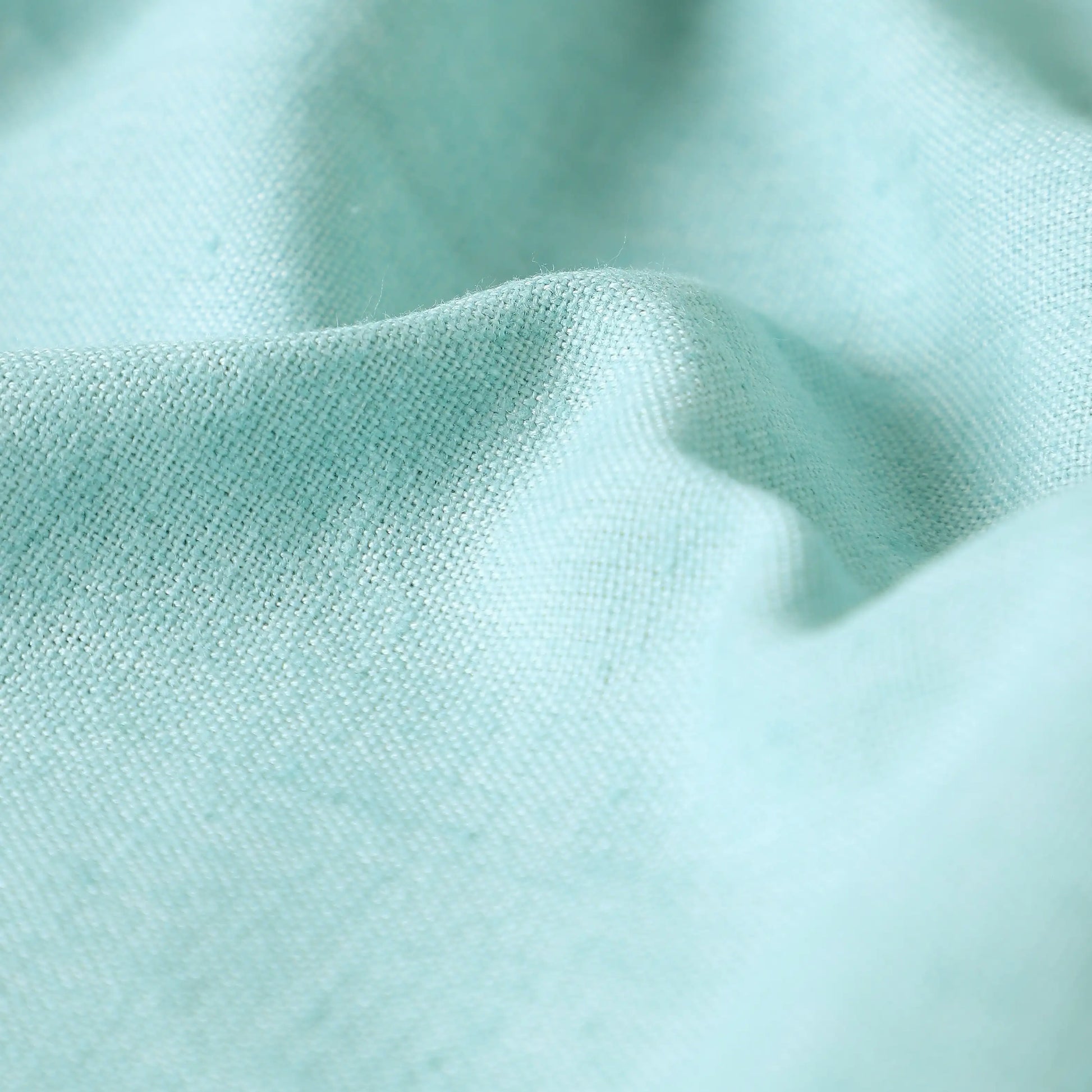Paleto Set Of 2 Solid Readymade Curtains | Monsoon Hues Coastal Dew / Door-XL (9ft X 4.4ft)