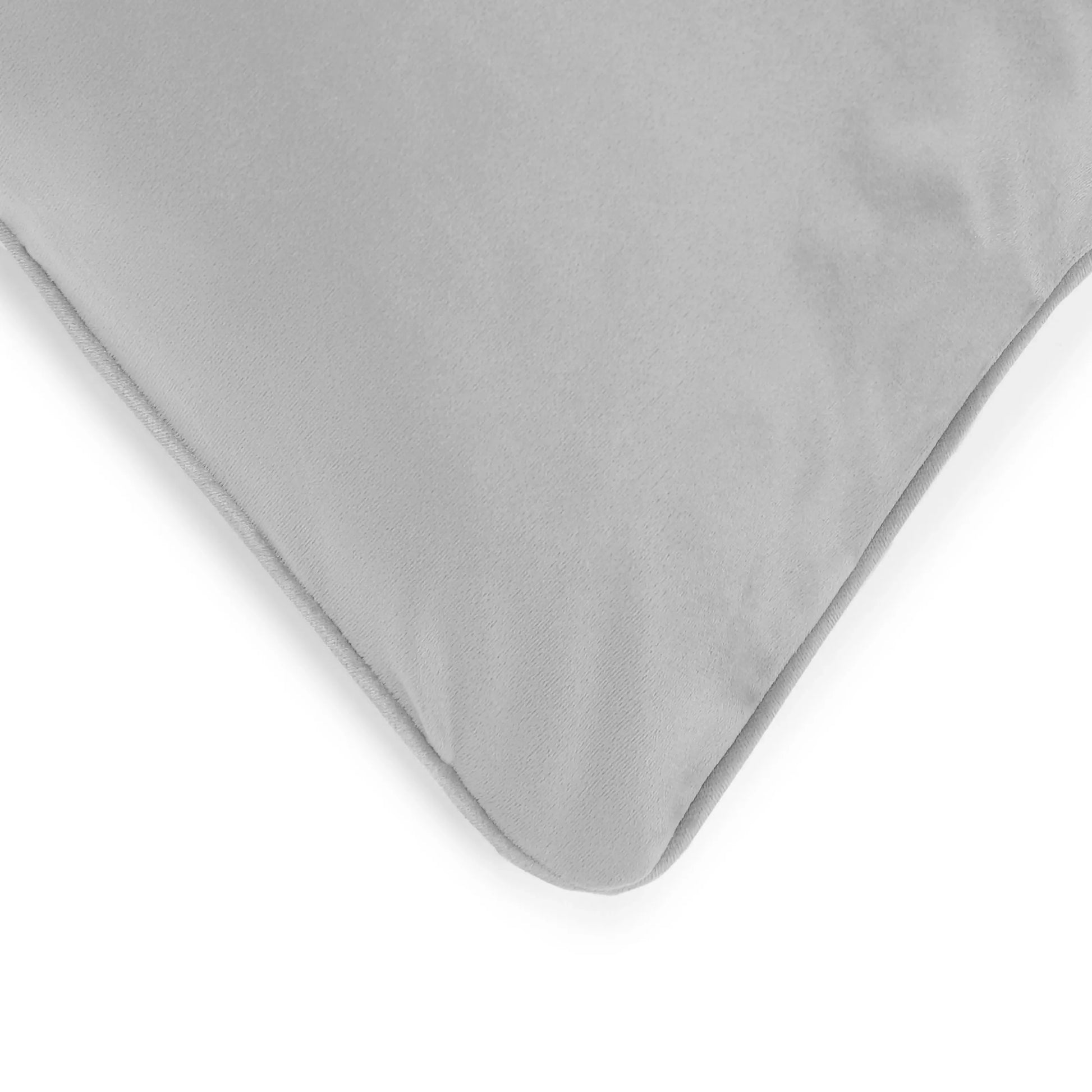 Espricia Solid Cushion Cover | Colour Pop Silver Ash / Cushion Cover (41cm x 41cm)