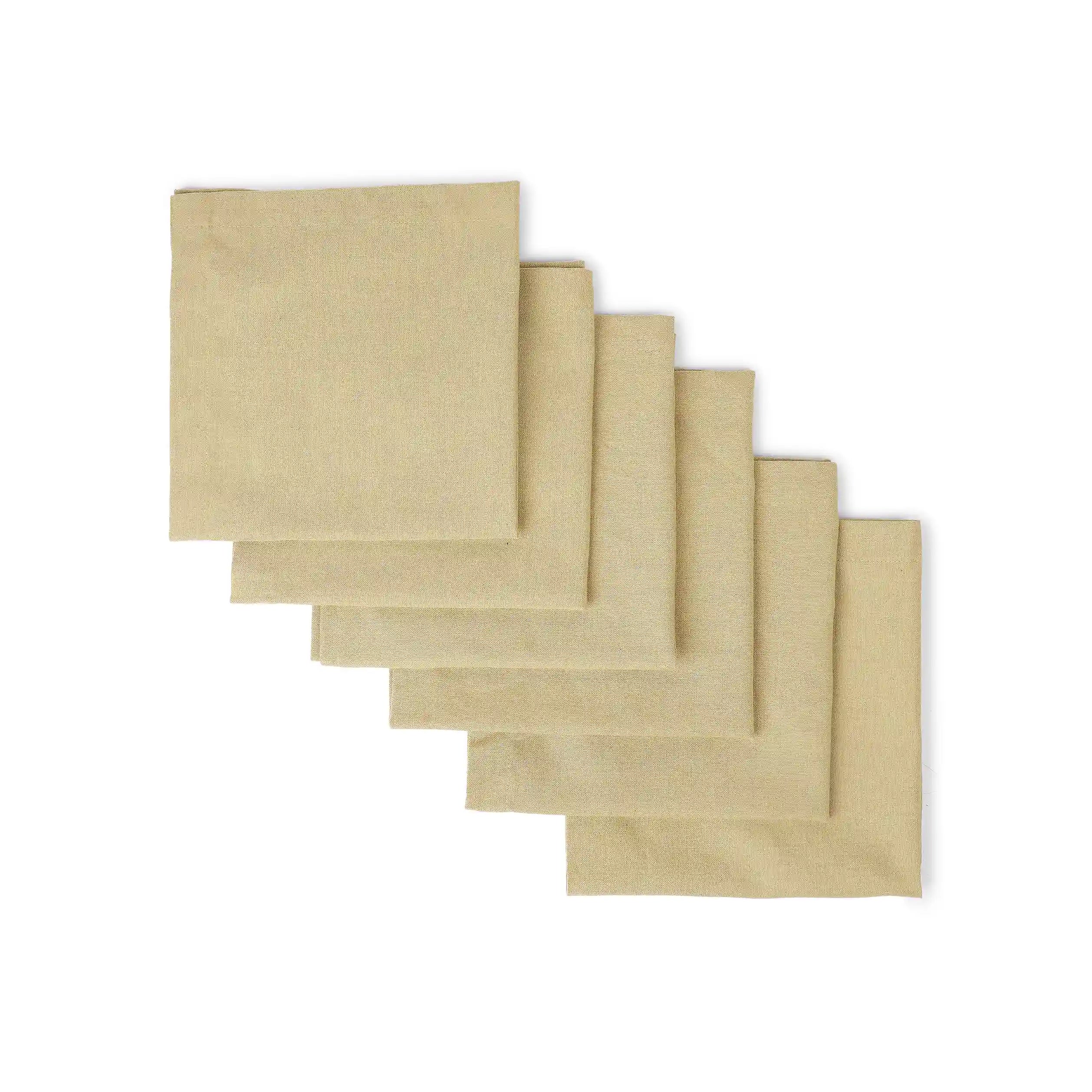 Kaleida 100% Cotton Table Napkin Ochre Origins / Pack of 6
