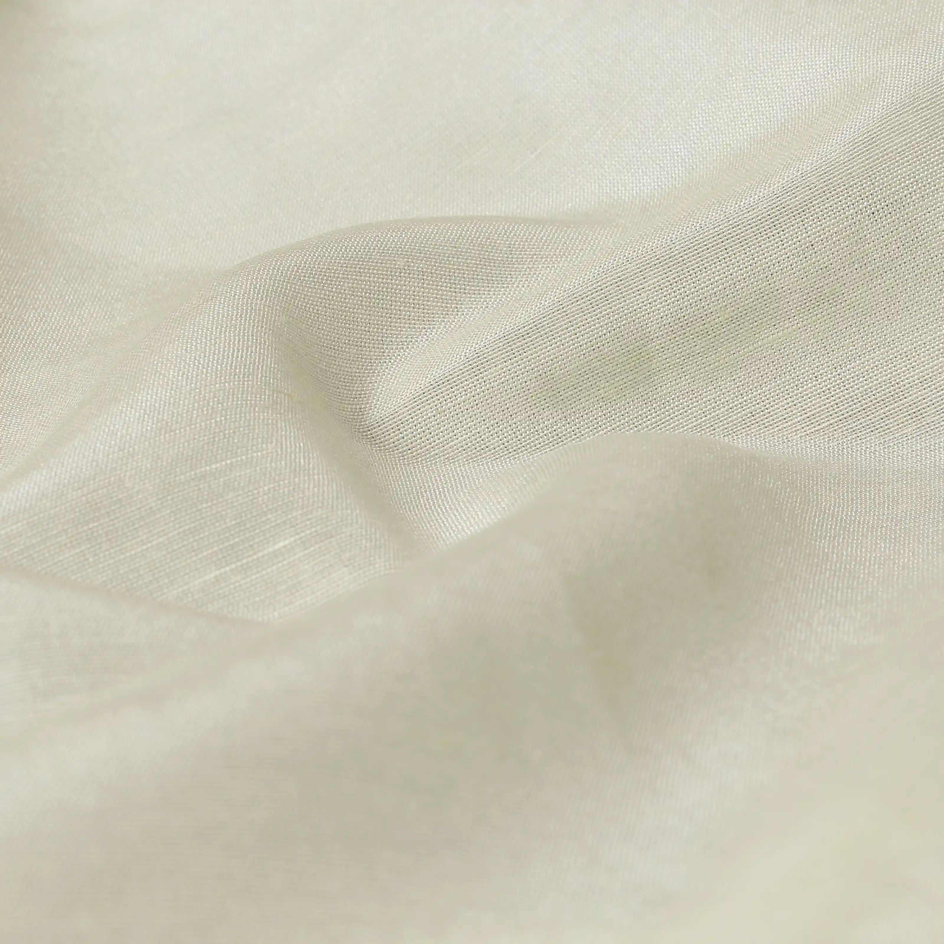 Paleto Set Of 2 Solid Readymade Curtains | Hue Harmony Pearl / Window (5ft X 4.4ft)