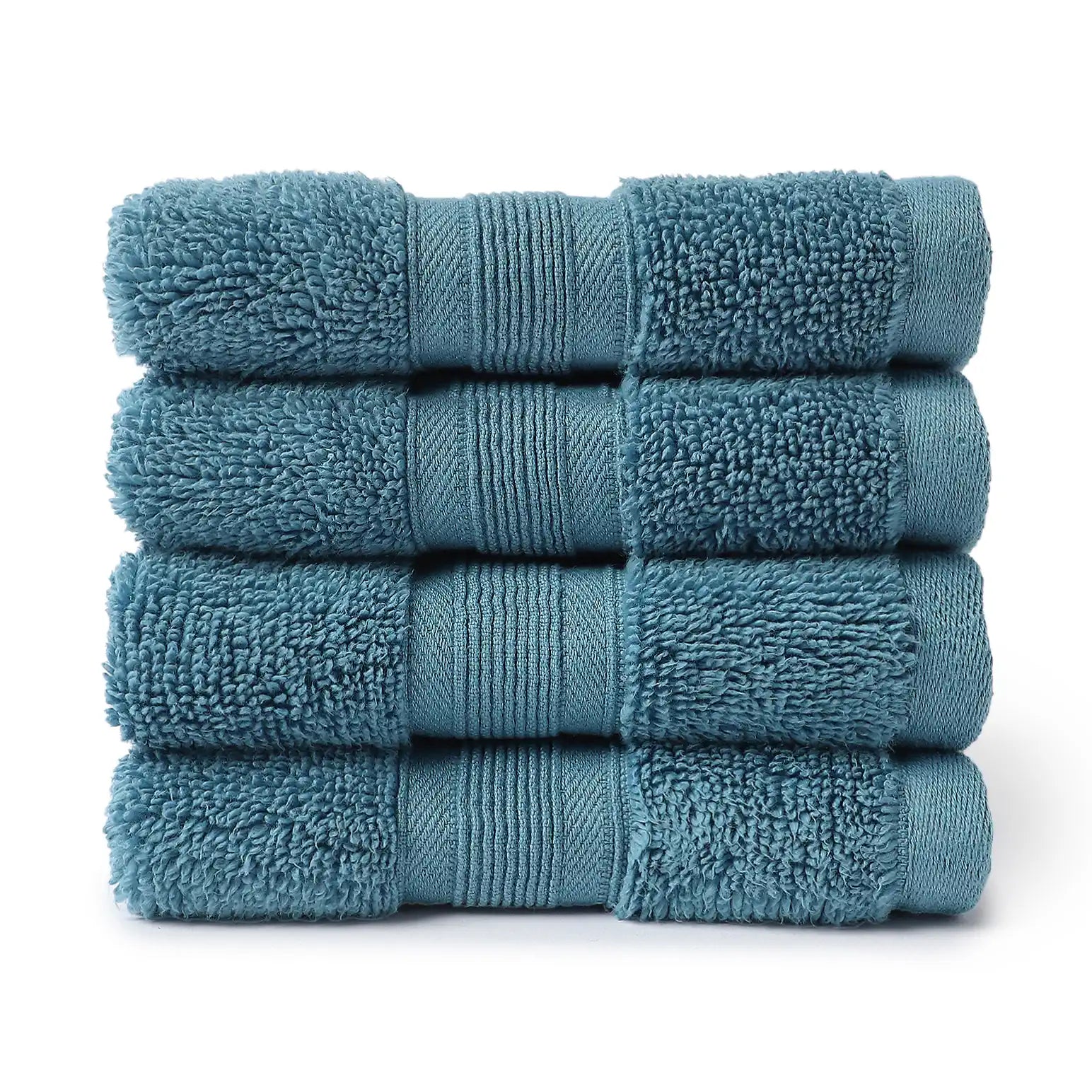 Pelushe Zero Twist 100% Cotton Face Towel Moonlight Blue / Face Towel (30cm x 30cm)