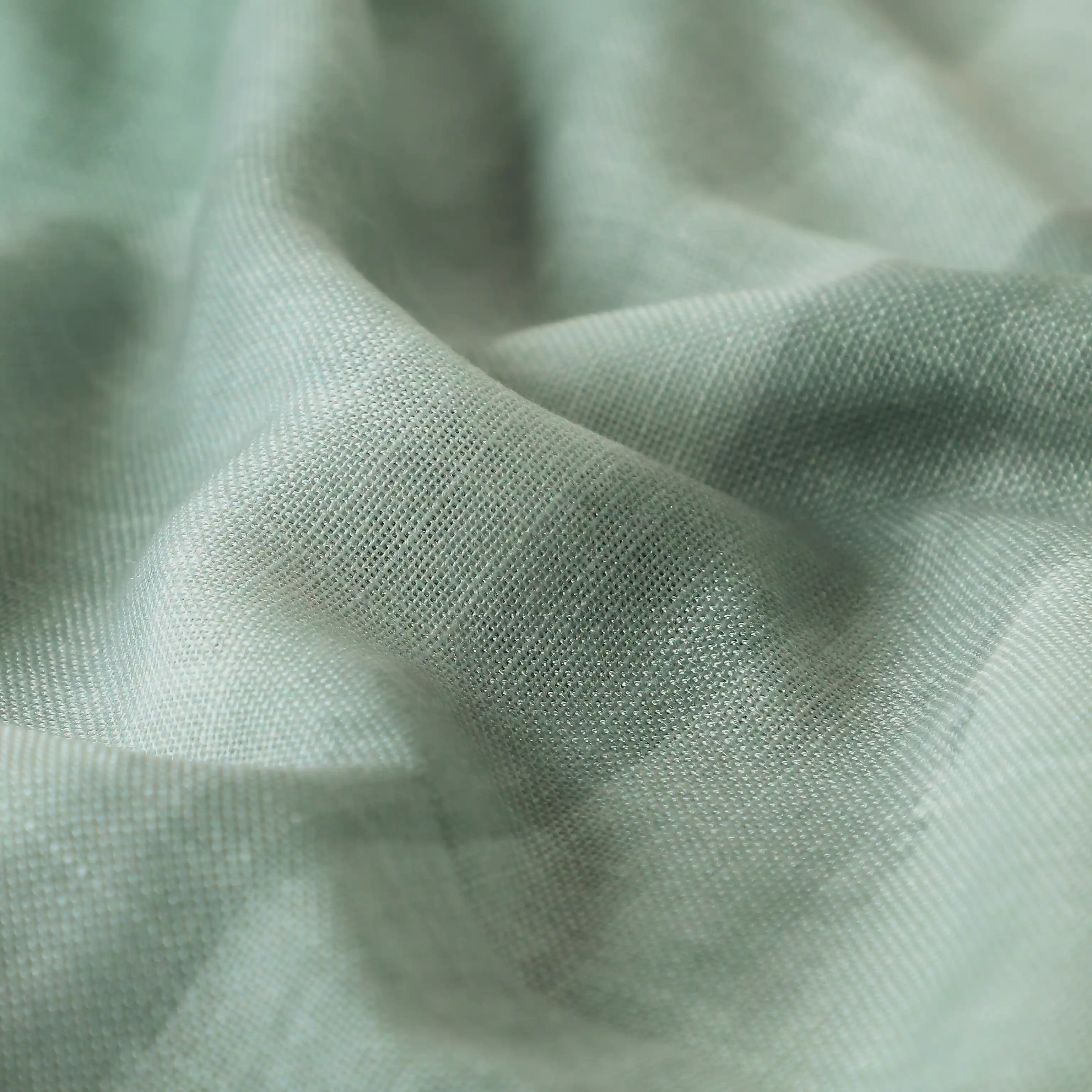Meriga Set Of 2 Sheer Readymade Curtains | 
Ethereal Waves Jade / Window (5ft X 4.4ft)
