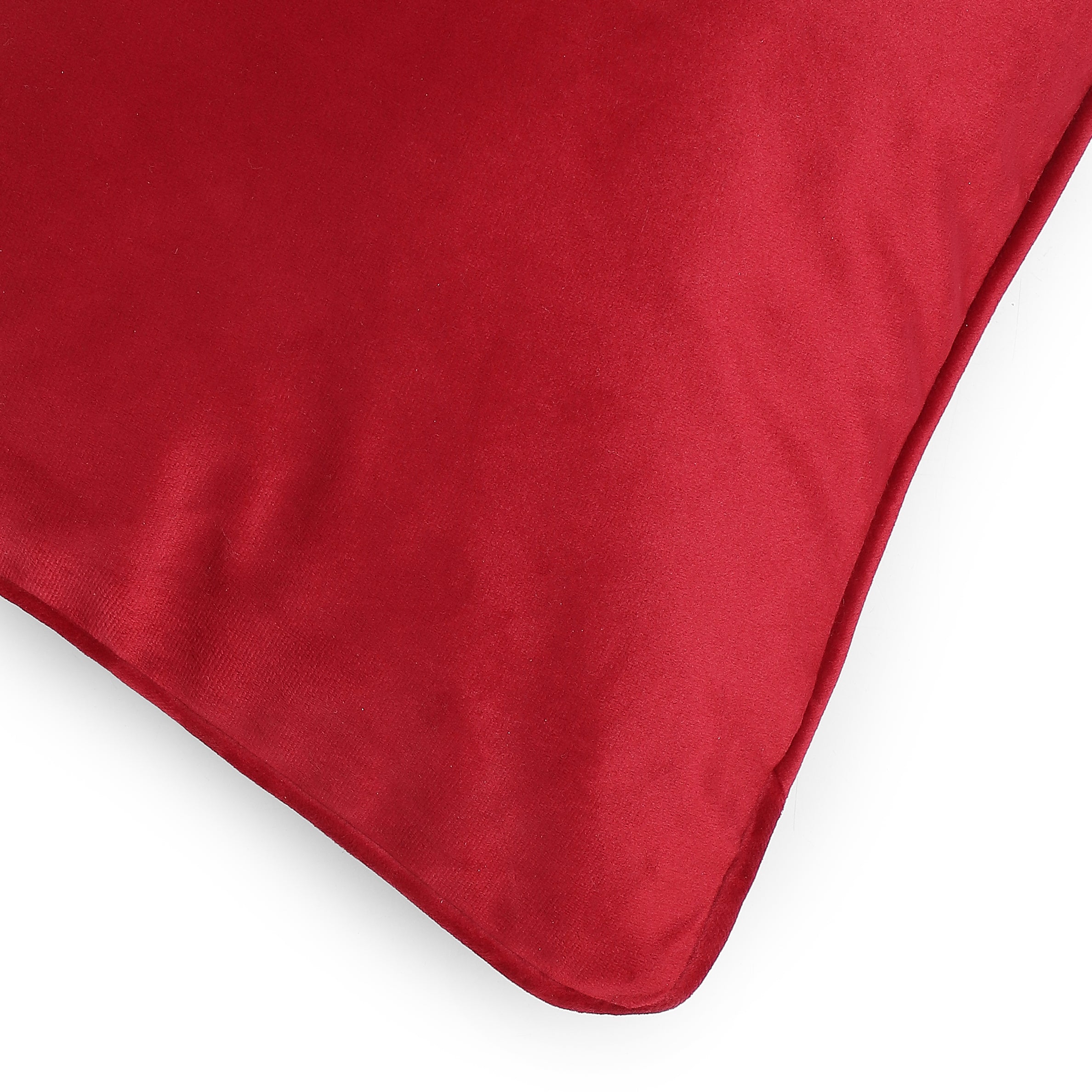 Vissencia 280 GSM Polyester Cushion Cover | Ruby Red