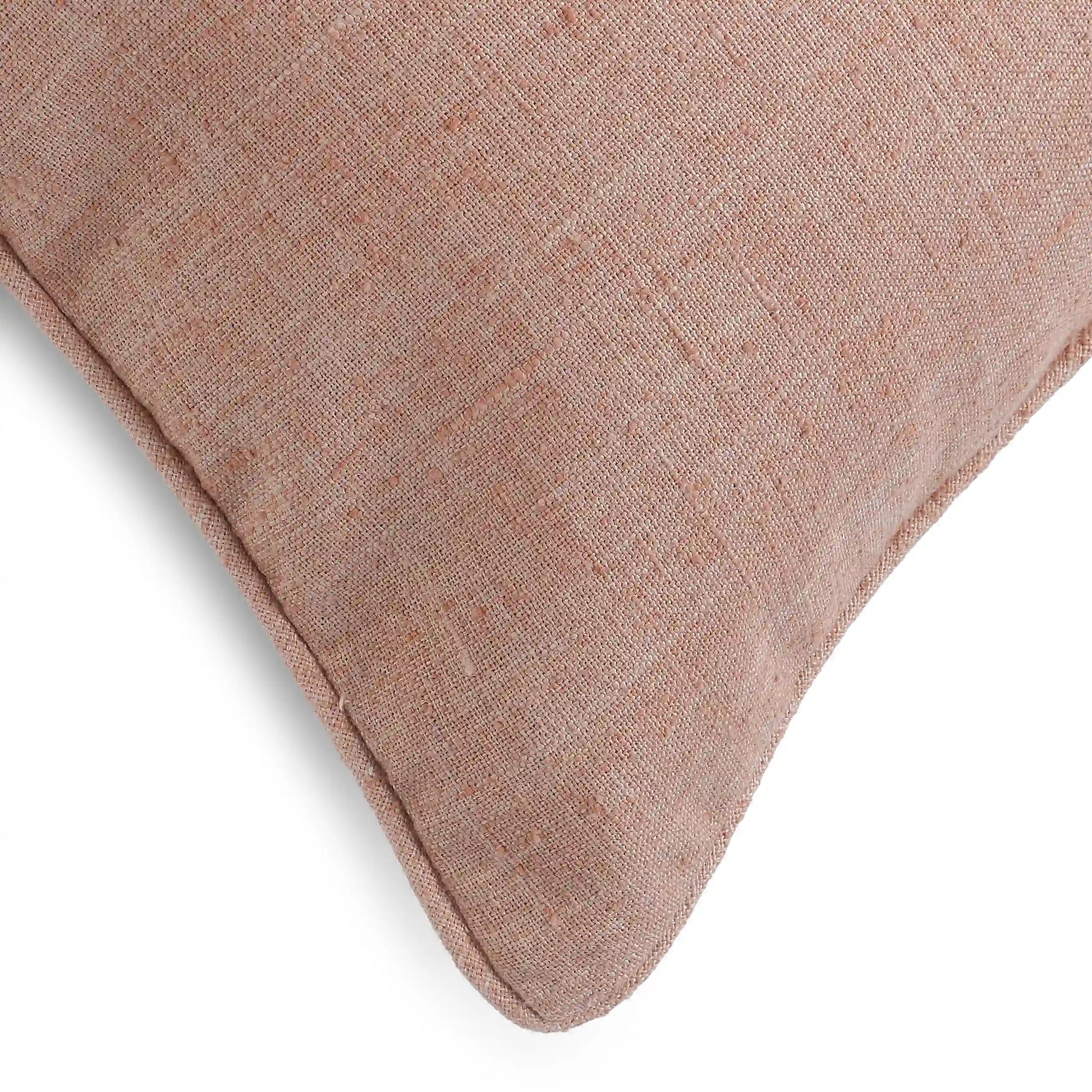 Vissencia Solid Cushion Cover | Colour Crush Peach / Cushion Cover (51cm x 51cm)