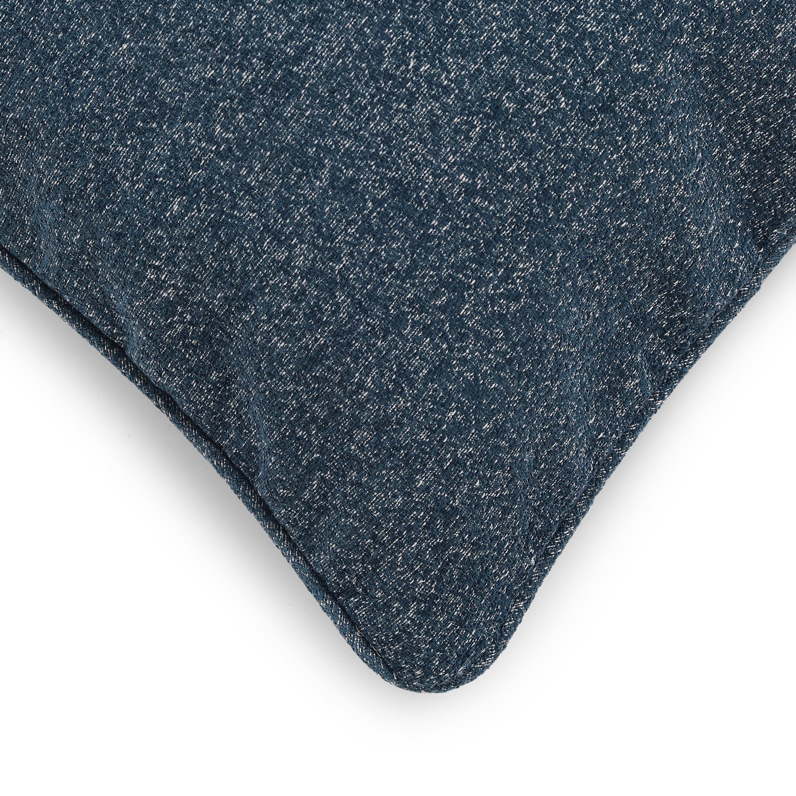 Vissencia 451 GSM Poly-Cotton Cushion Cover | Dark Blue