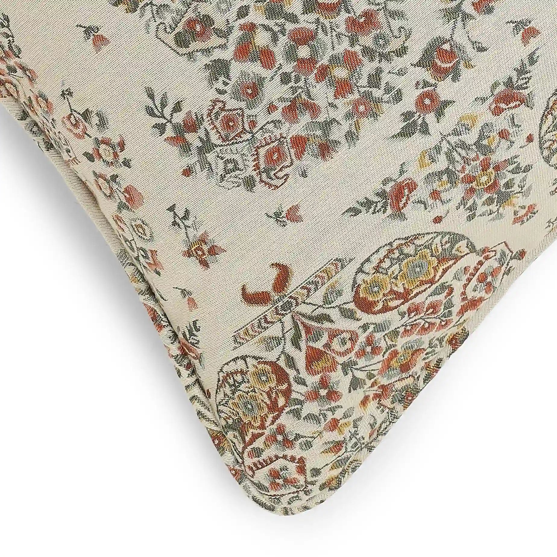 Espricia Woven Cushion Cover | Paisley Dreams Vintage Red / Cushion Cover (41cm x 66cm)