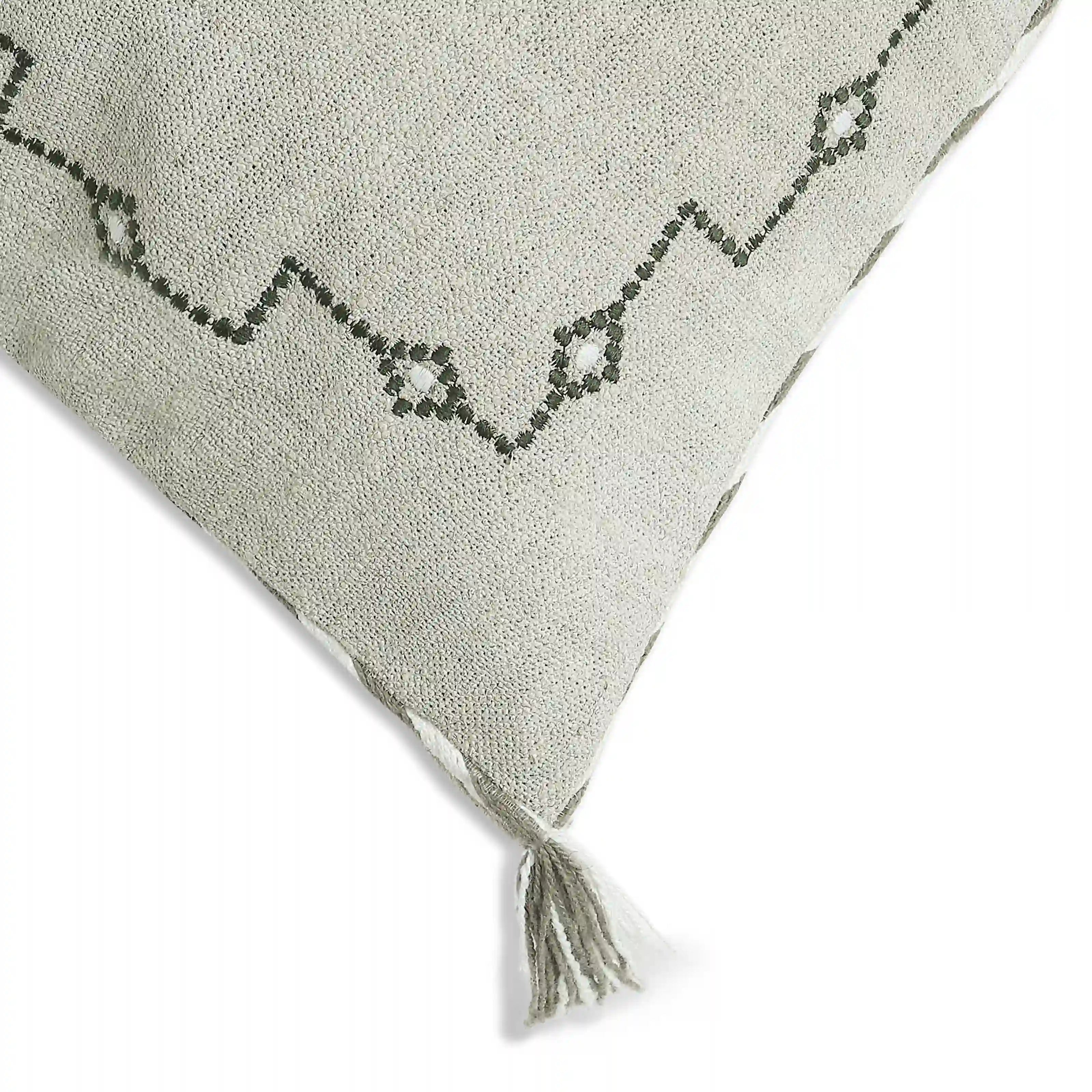 Espricia 100% Linen Woven Cushion Cover | Loom Tales Natural Oat / Cushion Cover (41cm x 41cm)