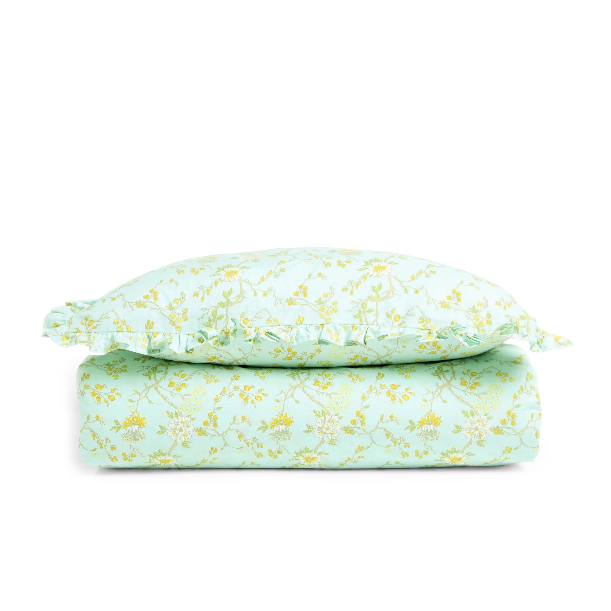 Bloomshire Luxe 100% Cotton Bedsheet Set Light Blue / Single