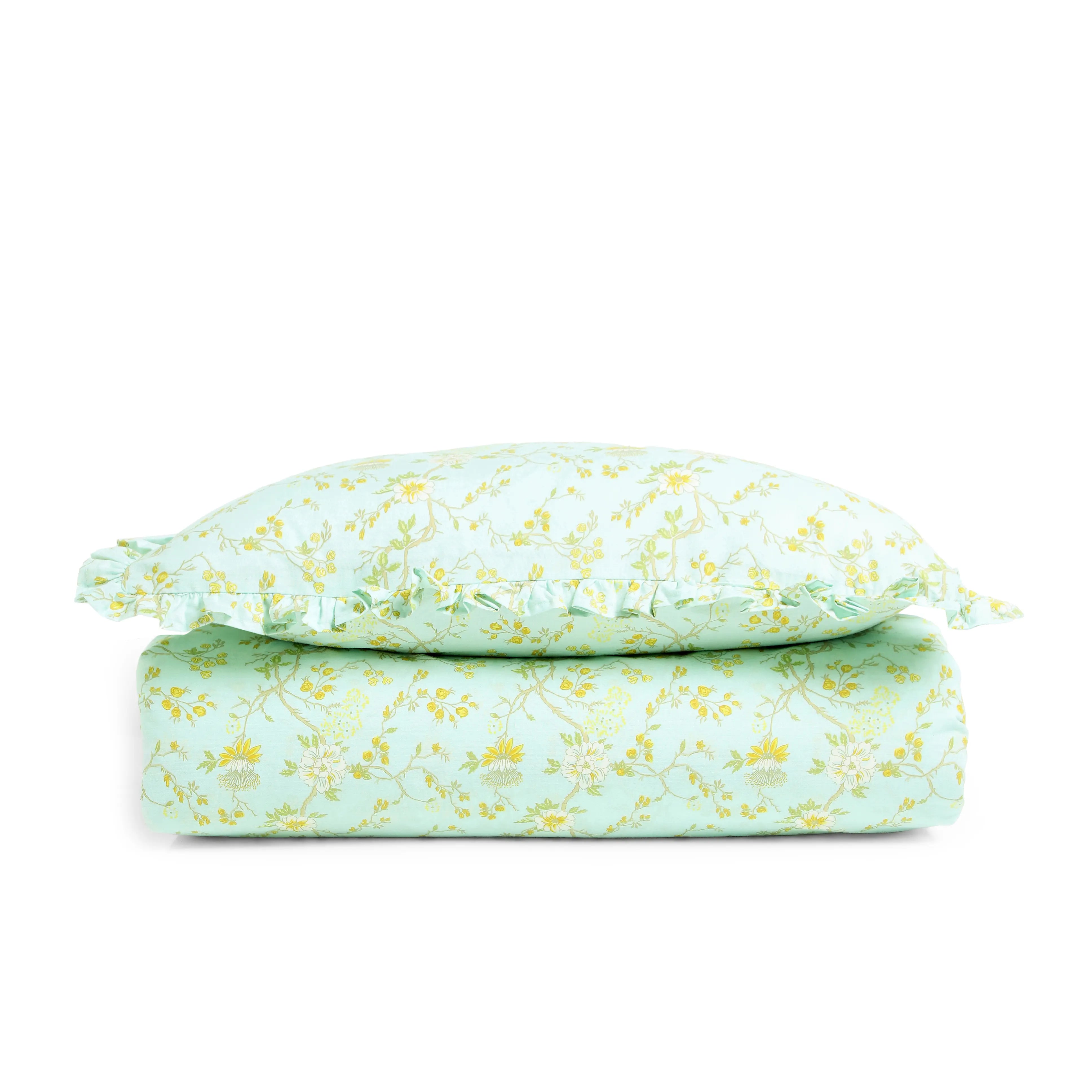 Bloomshire Luxe 100% Cotton Bedsheet Set Light Blue / Single