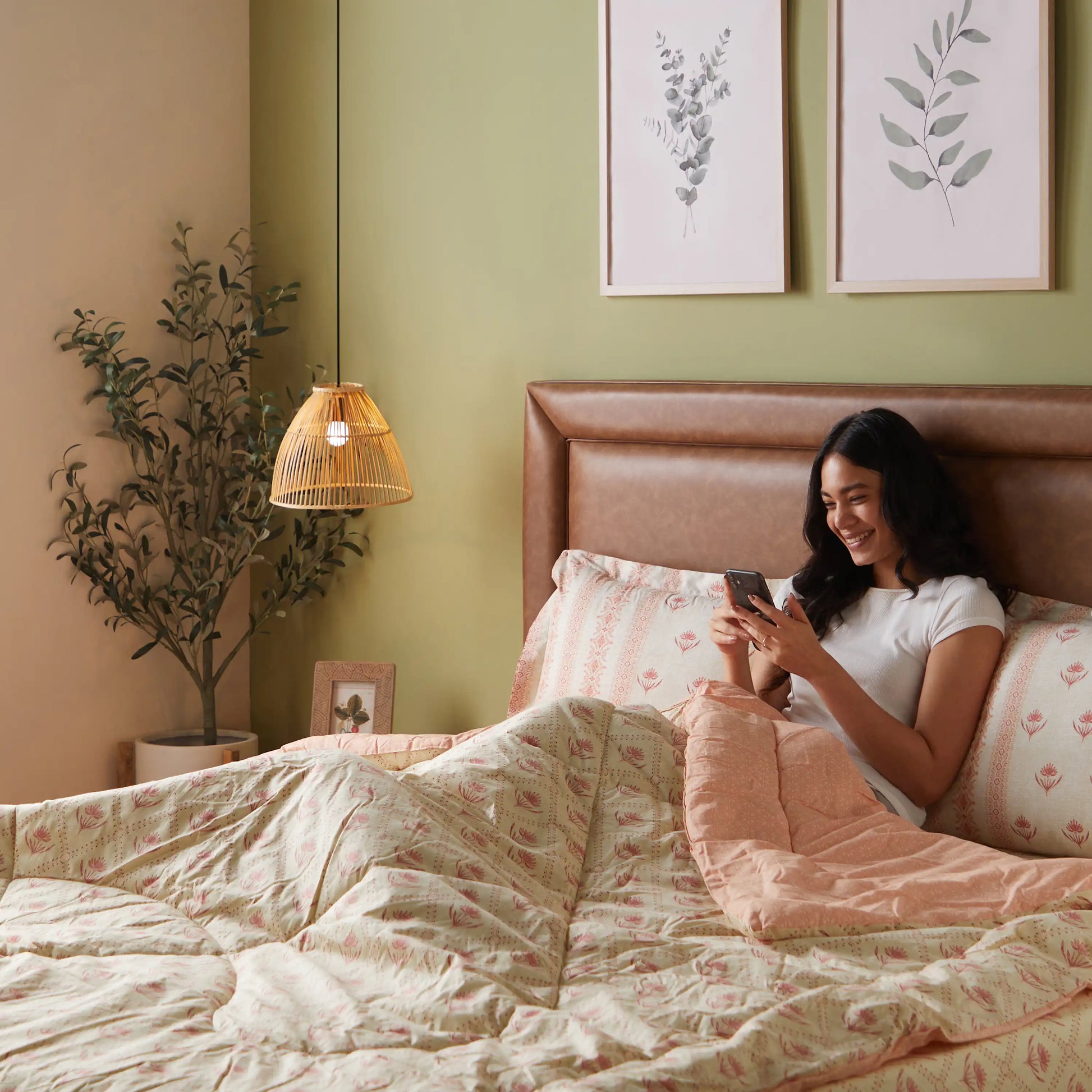 Chippa Lane 100% 120GSM Cotton Comforter Red / Single