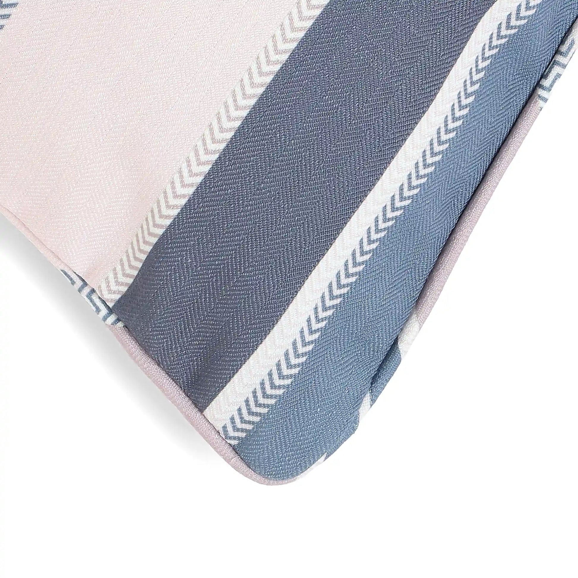 Espricia Printed Cushion Cover | Stripe Story Violet / Cushion Cover (41cm x 41cm)