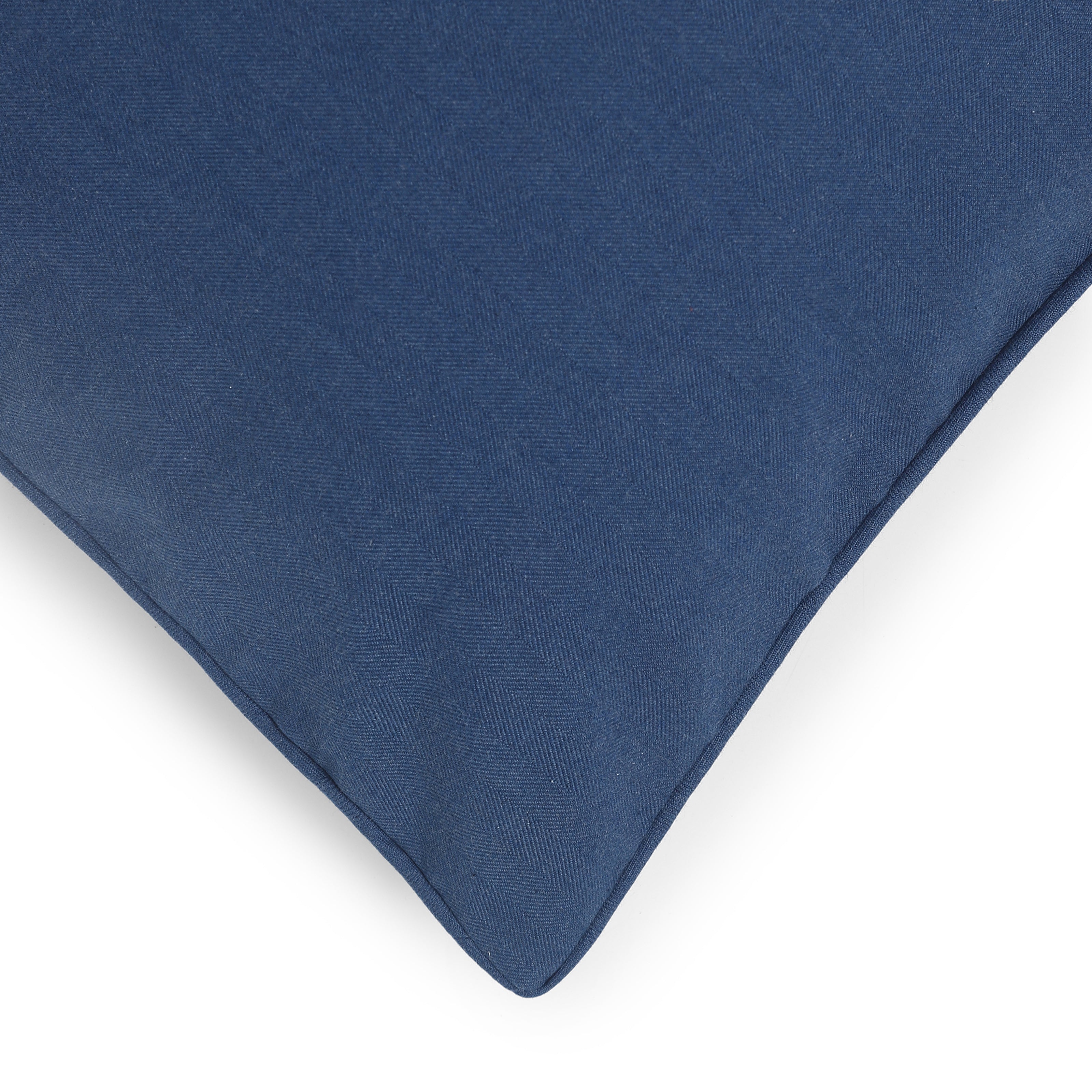Espricia 300 GSM 100% Cotton Cushion Cover | Dark Blue