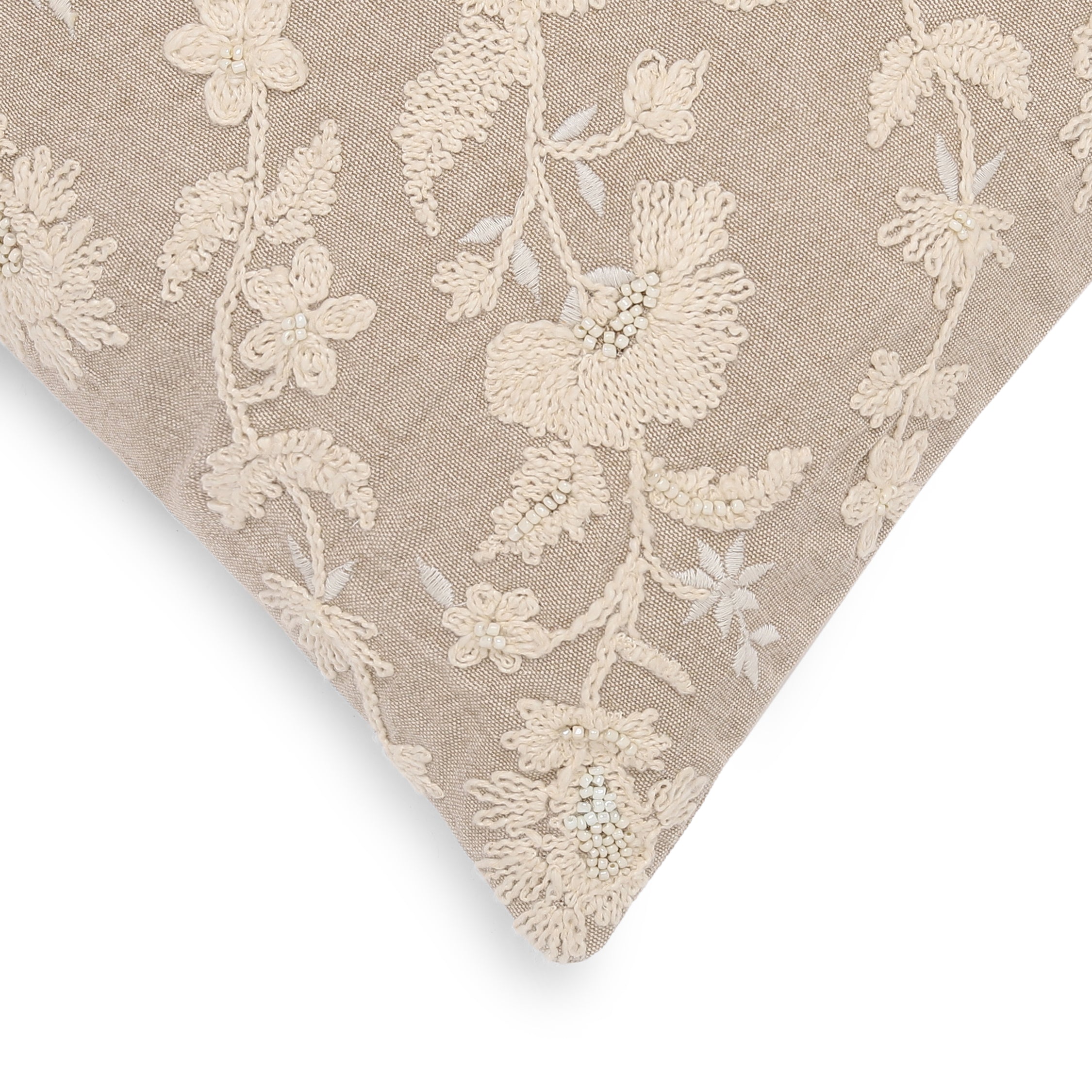 Espricia 100% Cotton Cushion Cover | Beige