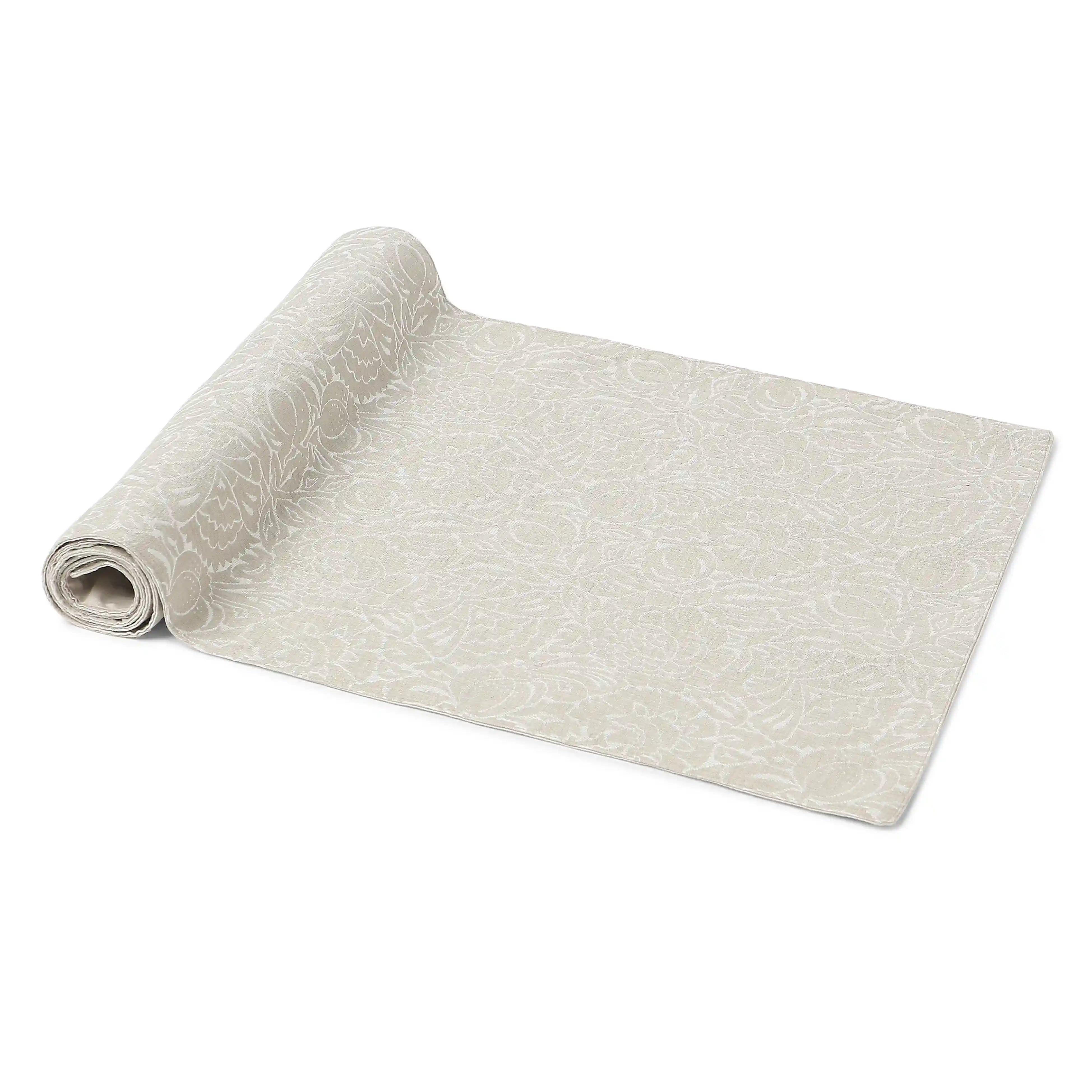 Adonare Printed Table Runner Silver Dust / Table Runner (34cm x 120cm)