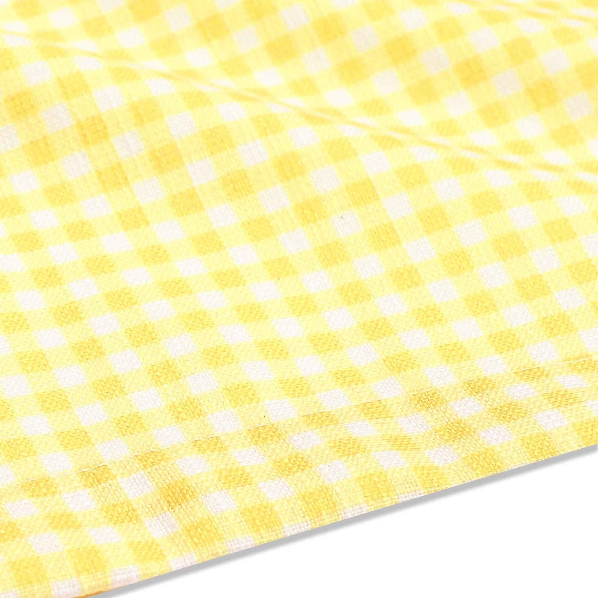 Nonna's Home 100% Polyester Apron Small Turmeric Gingham / Apron (70cm x 90cm)