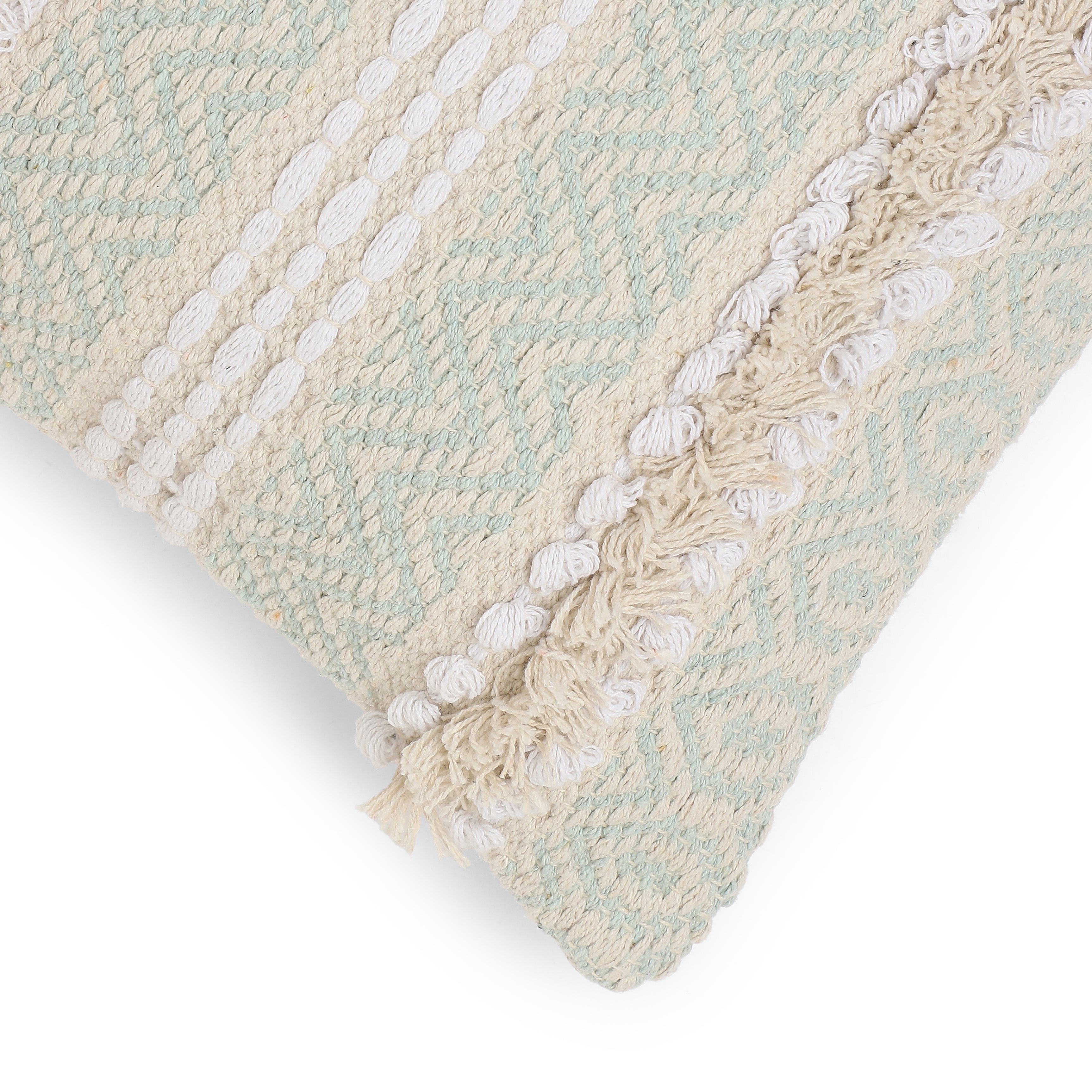 Vissencia 100% Cotton Cushion Cover | Light Beige