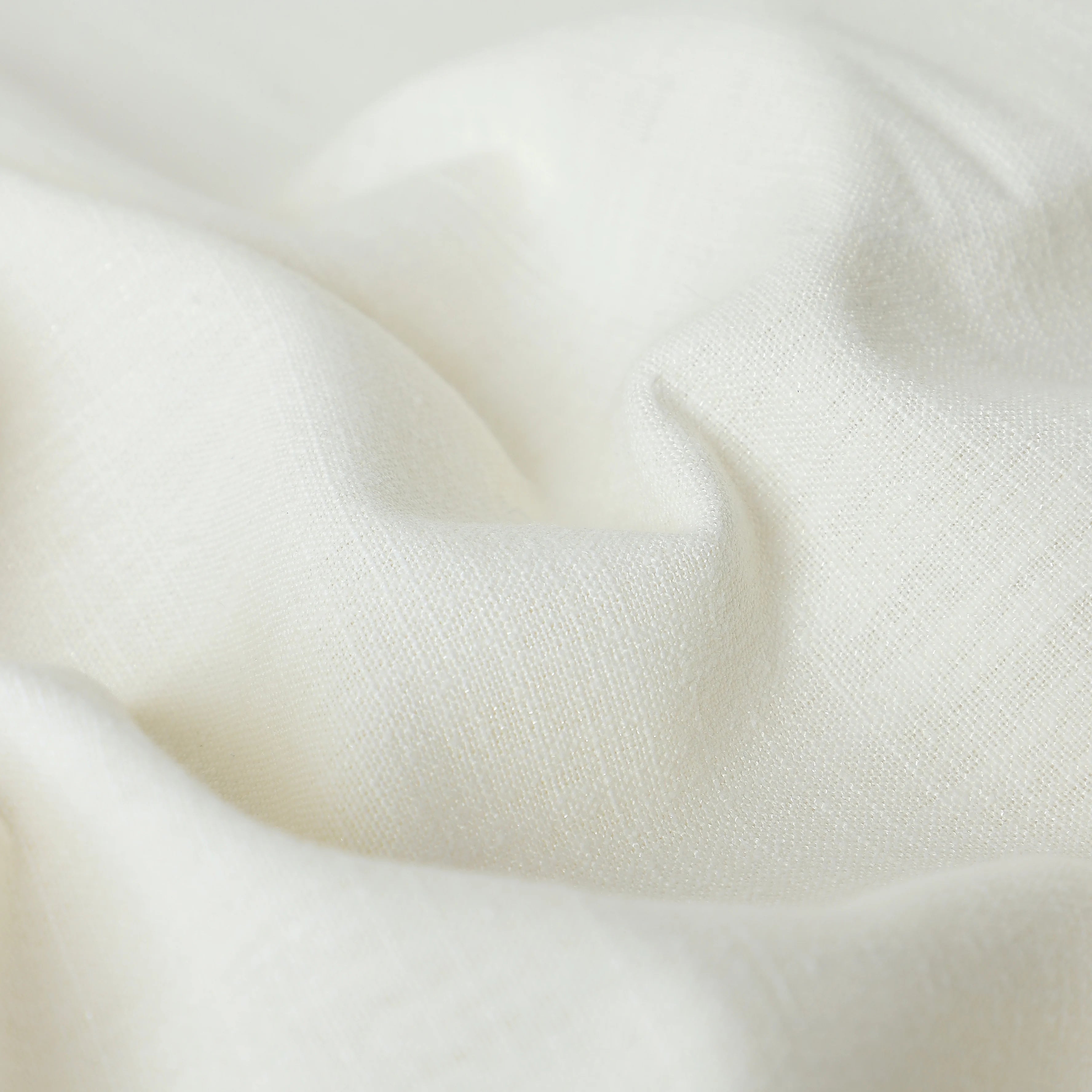 Paleto Set Of 2 Solid Readymade Curtains | Earthen Hues Vanilla / Door (7ft X 4.4ft)
