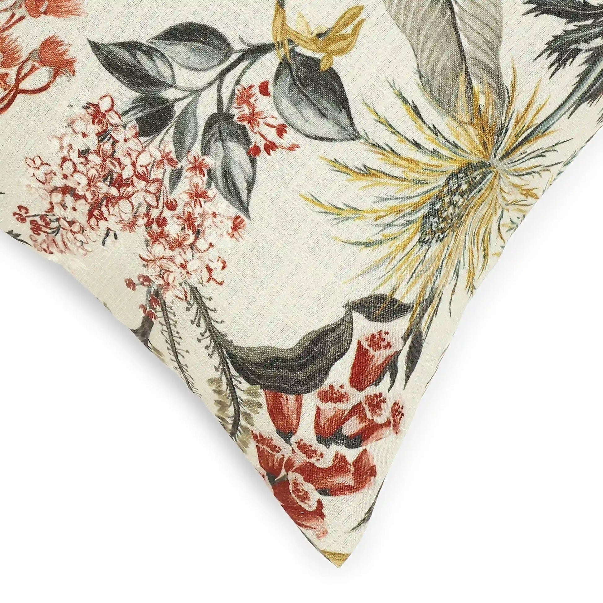 Vissencia Printed Cushion Cover | Meadow Rustic Timber / Cushion Cover (41cm x 66cm)