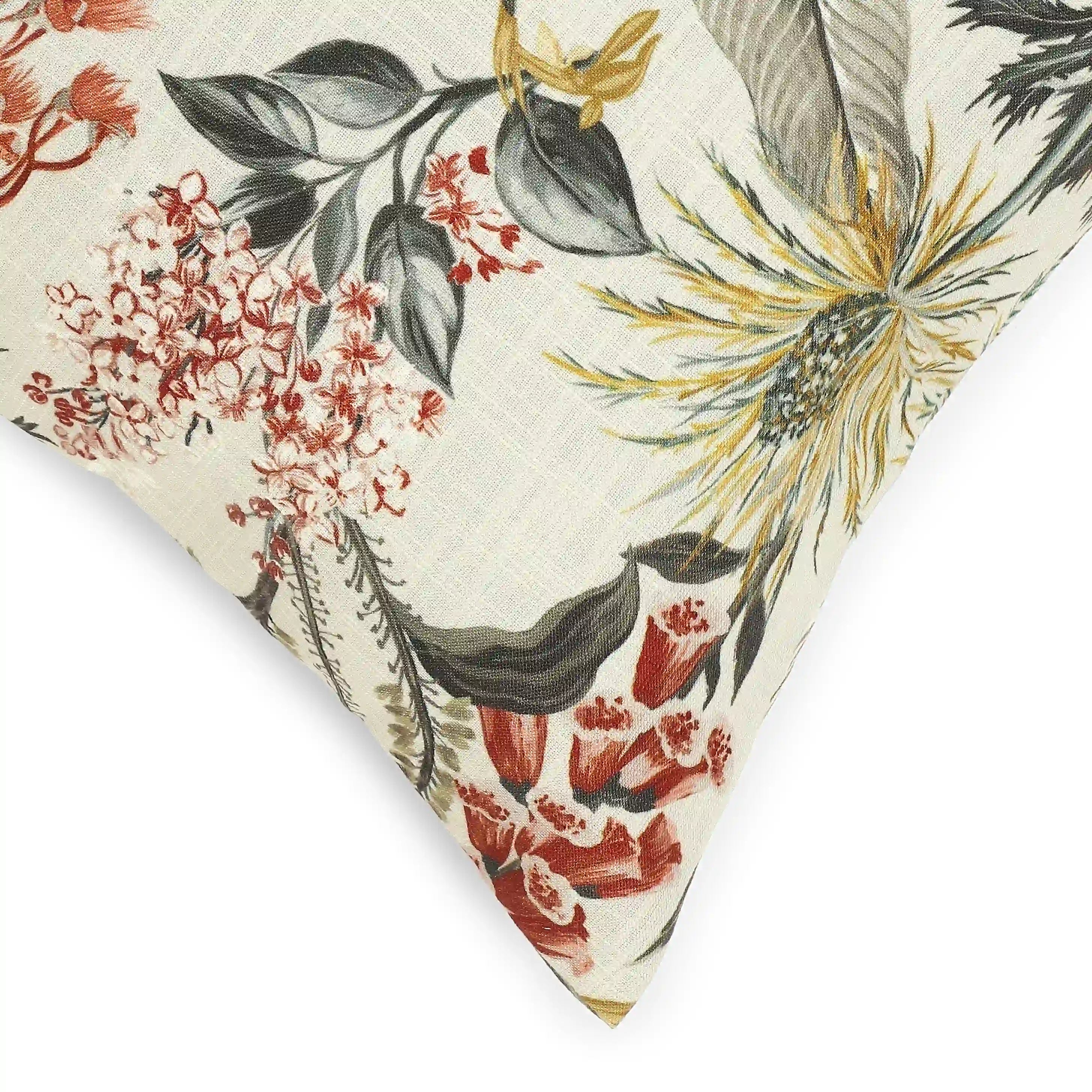 Vissencia Printed Cushion Cover | Meadow Rustic Timber / Cushion Cover (41cm x 66cm)
