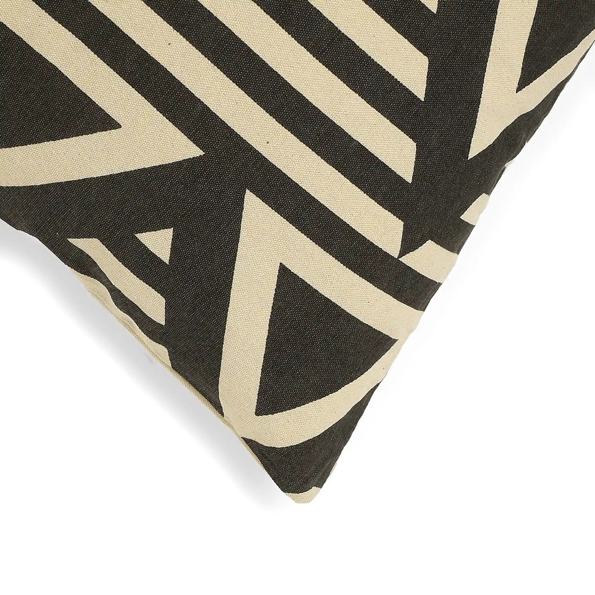 Vissencia 100% Cotton Printed Cushion Cover | Nomadic Tales Grey / Cushion Cover (41cm x 41cm)