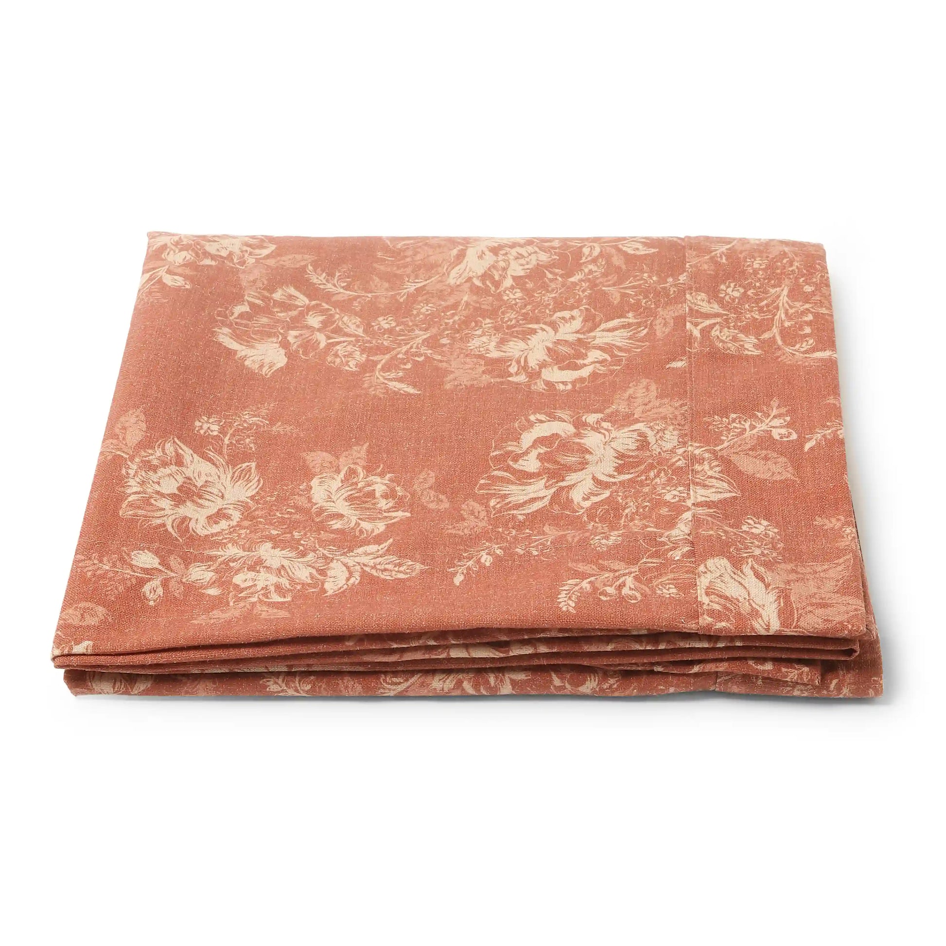 Kaleida Cotton-Polyester Blend Table Cloth Red Reveries-Floral / Table Cloth (150cm x 200cm)