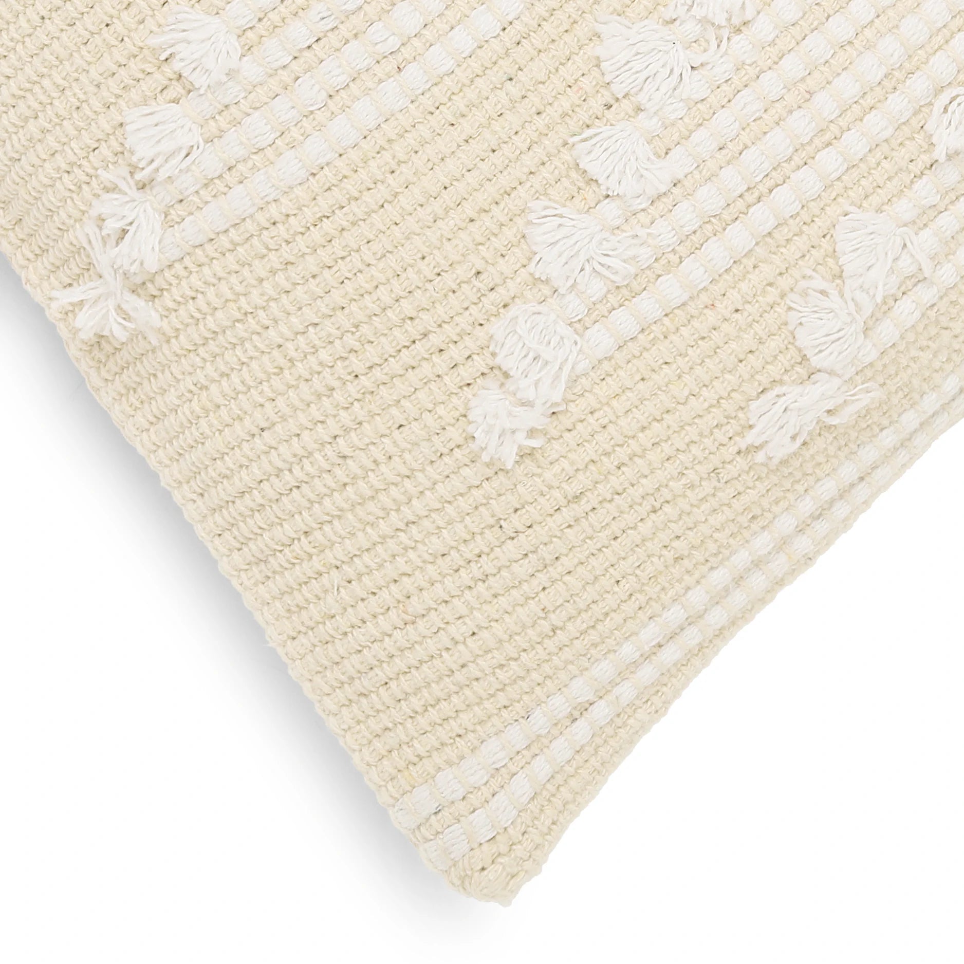 Espricia 100% Cotton Cushion Cover | Nomad Beige Light Beige / Cushion Cover (51cm x 51cm)