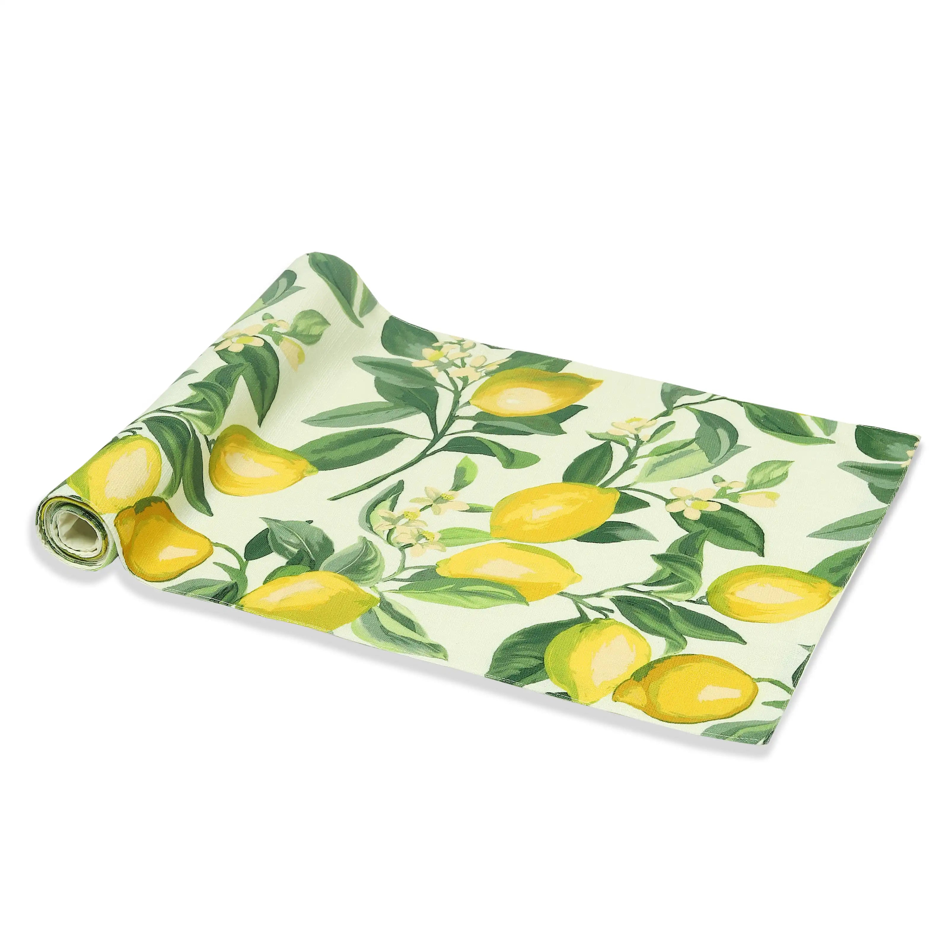 Nonna's Home 100% Polyester Table Runner Lemon Zest / Table Runner (34cm x 120cm)