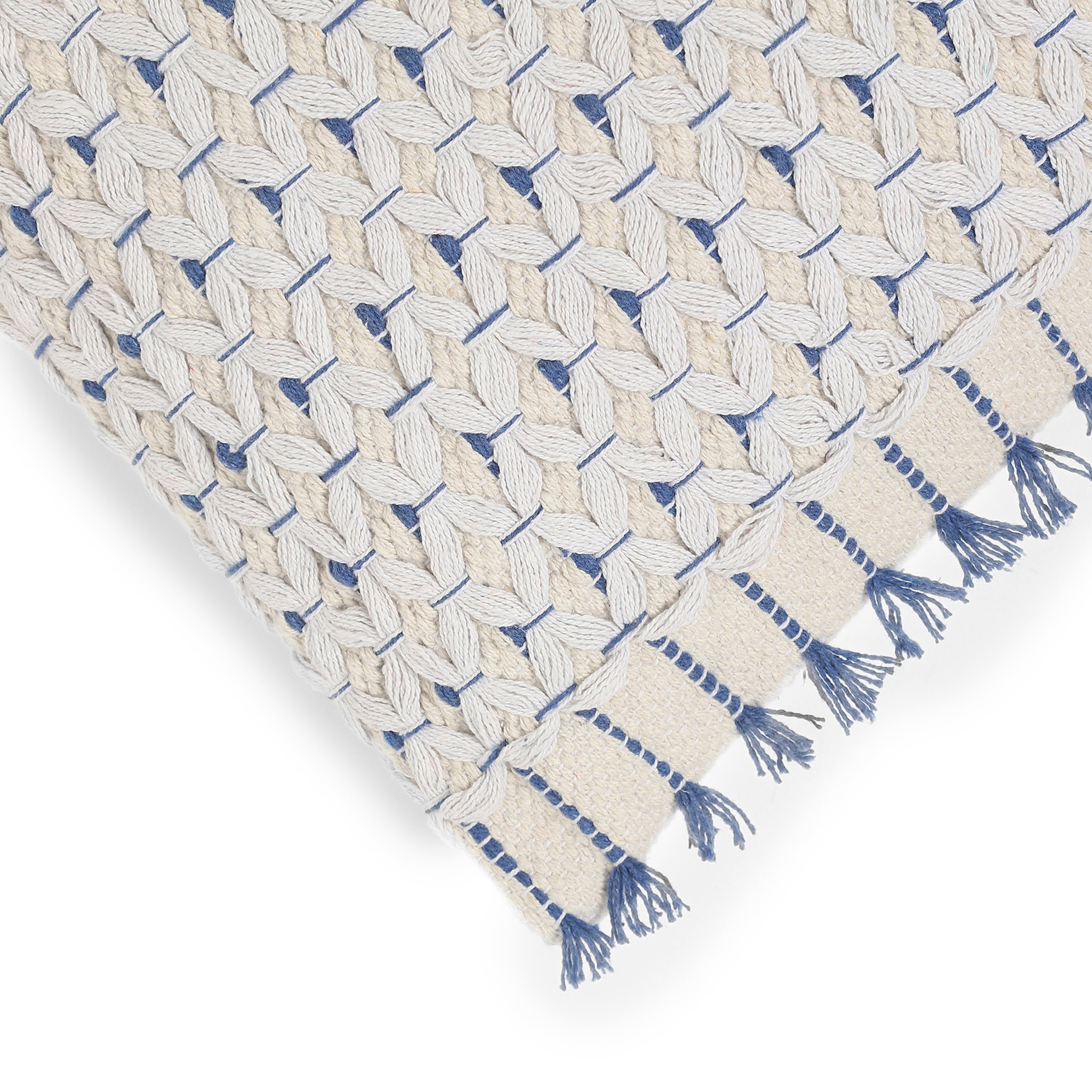 Espricia 100% Cotton Cushion Cover | Dusty Blue