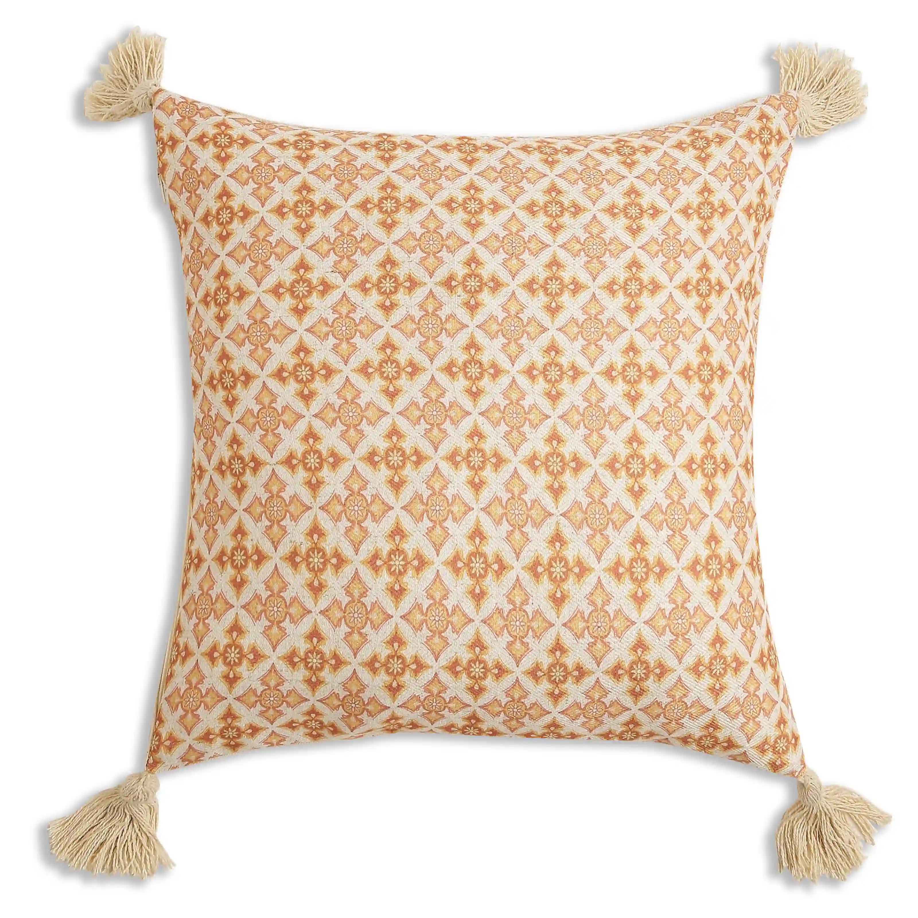 Vissencia Printed Cushion Cover | Shalimar Bagh Sunset Sorbet / 5 Piece Cushion Cover (41cm x 41cm)