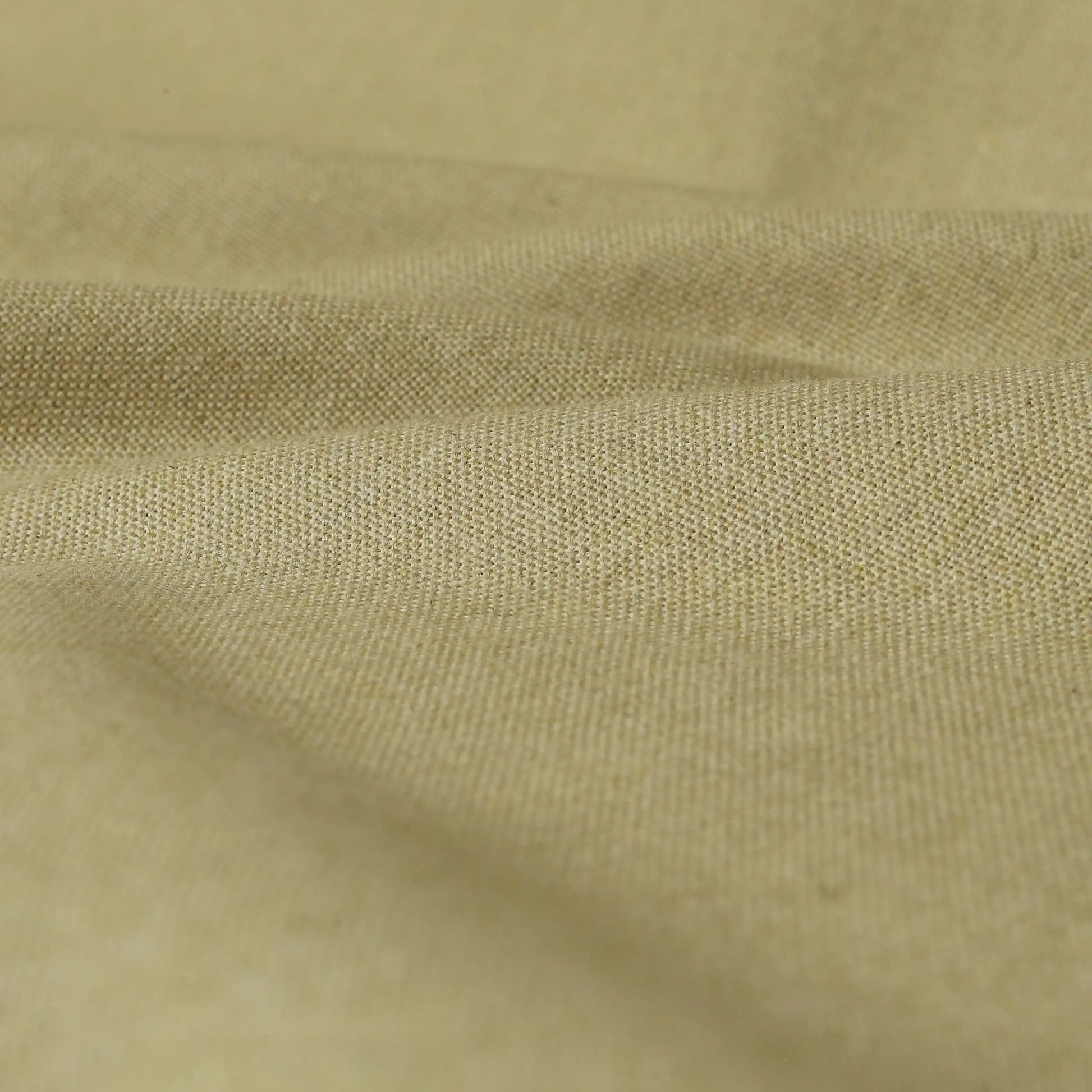 Pelushe Set Of 2 100% Cotton Solid Readymade Curtains | Everyday Hues Sand / Window (5ft X 4.4ft)