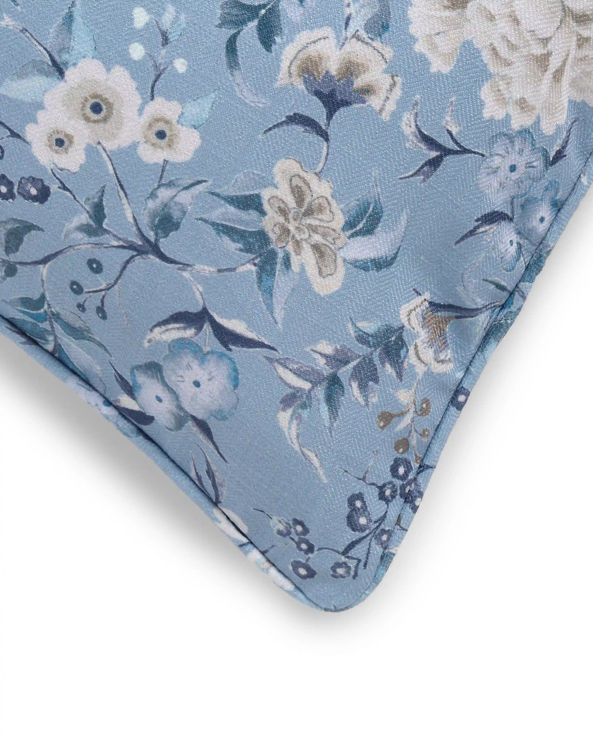 Espricia Printed Cushion Cover | Gardenia Azure / Cushion Cover (41cm x 41cm)