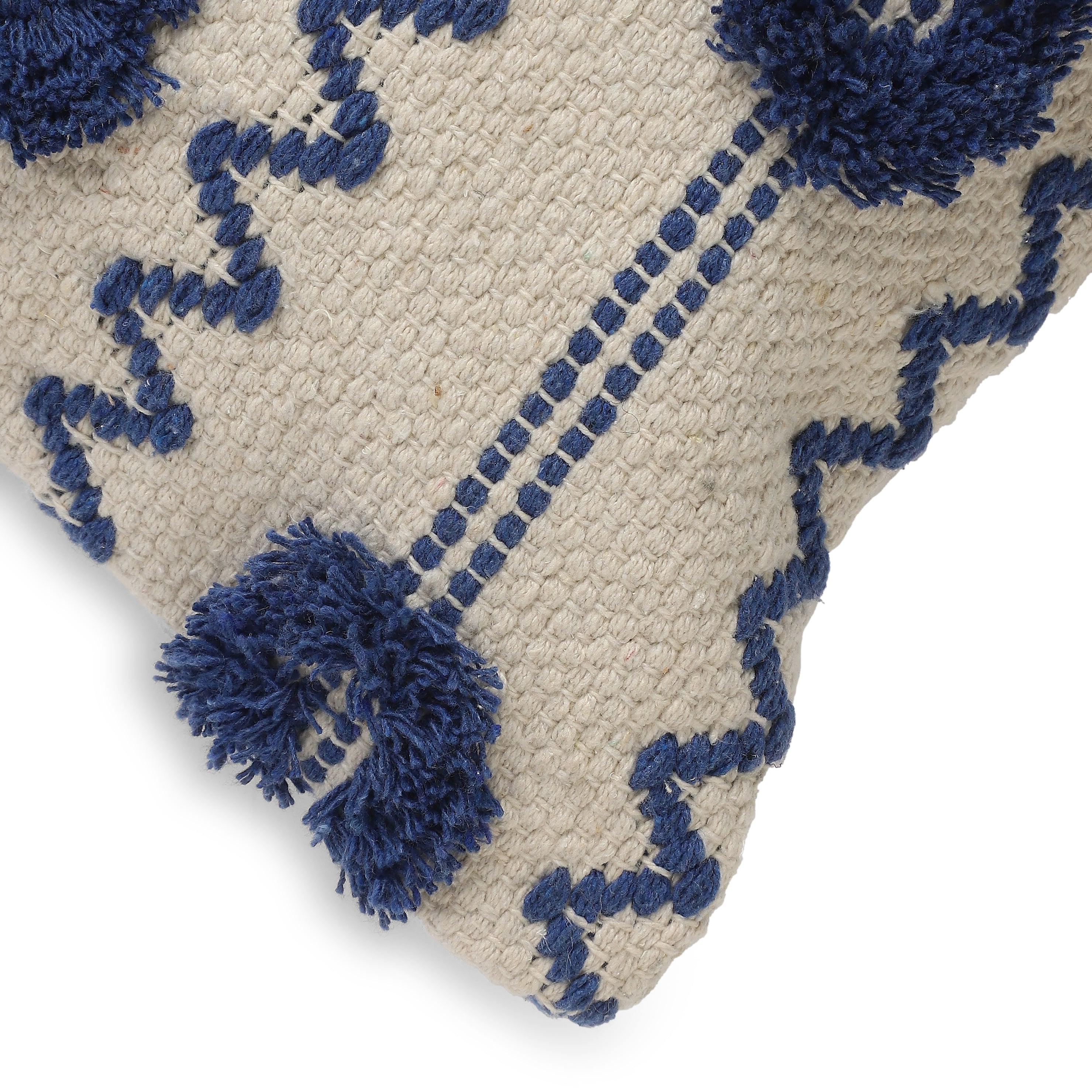 Vissencia 100% Cotton Cushion Cover | Dusty Blue