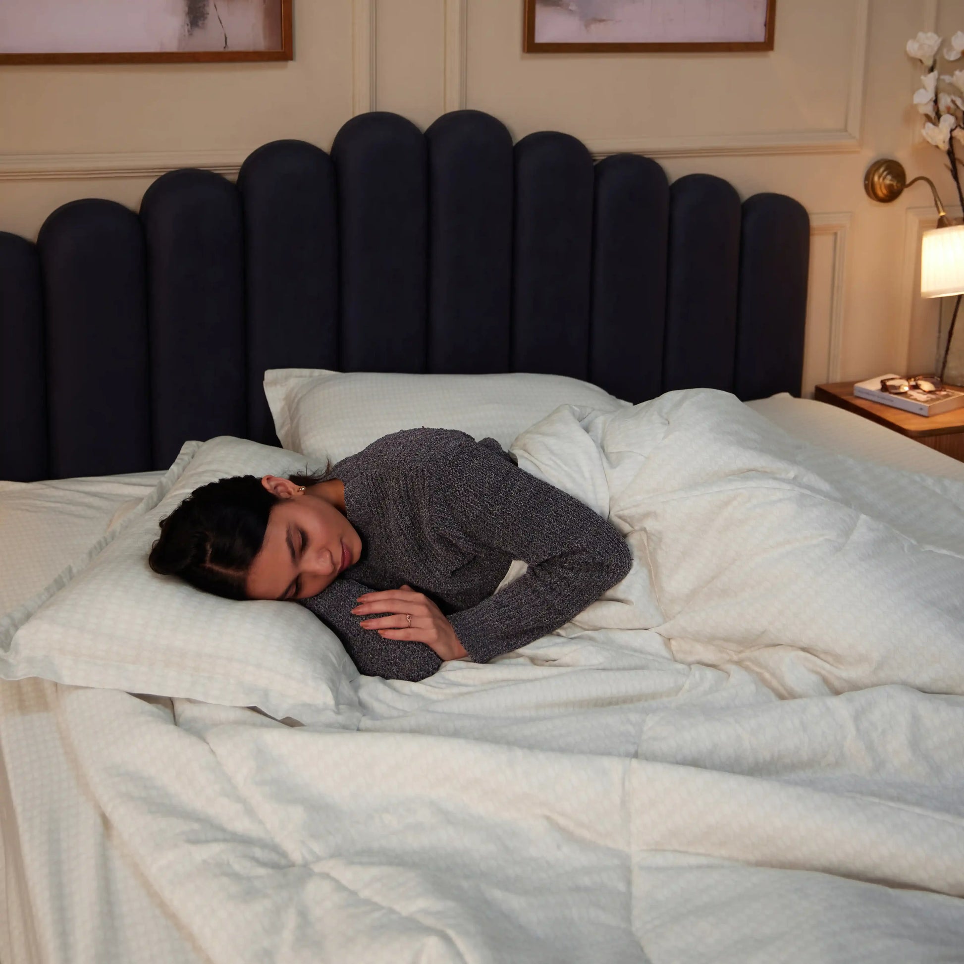 Yutori 100% Cotton Double Comforter Neutral Cream-Yutori / Double