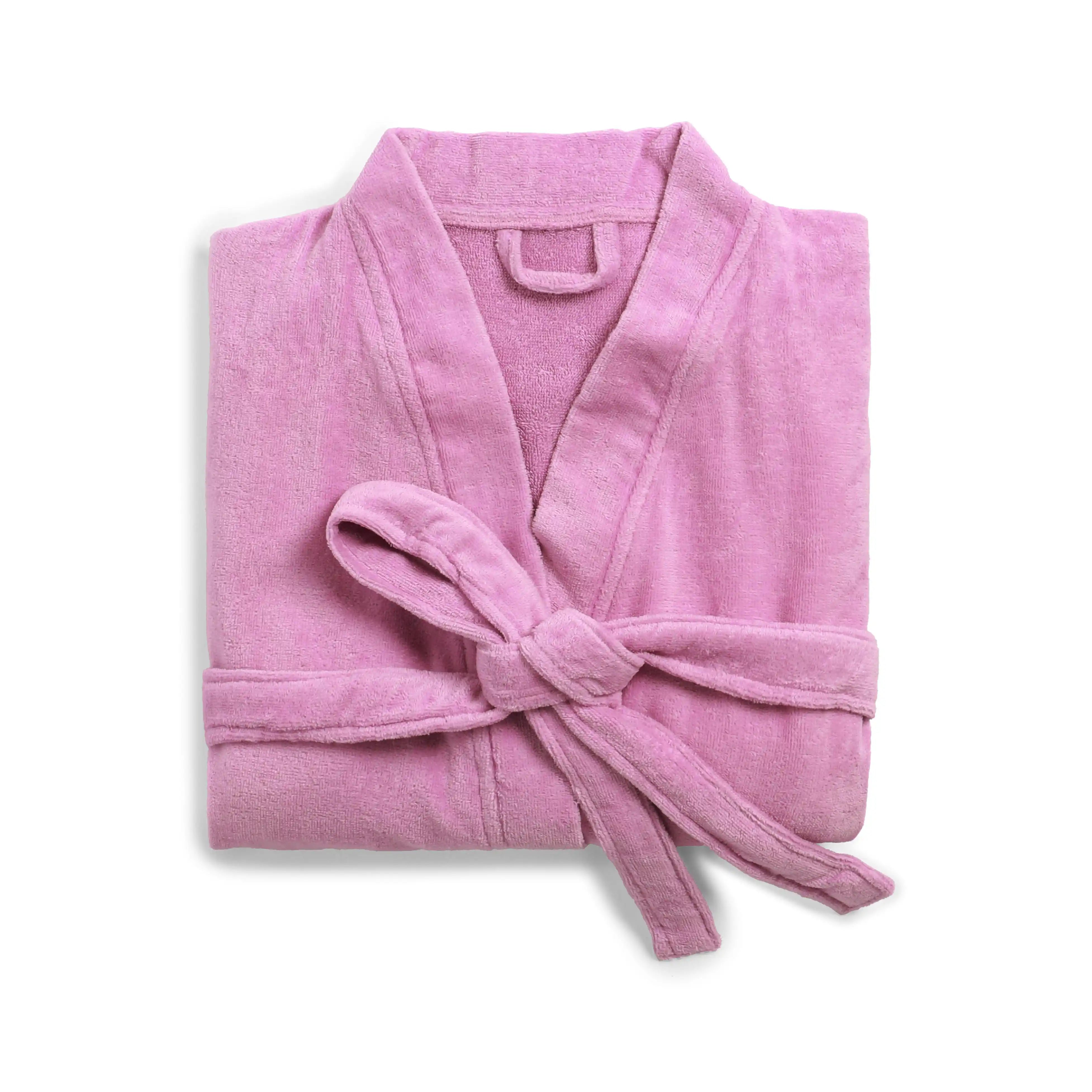 Paleto | Everyday Essentials Cozy Fit Absorbent Cotton Bathrobe Lavender / Medium