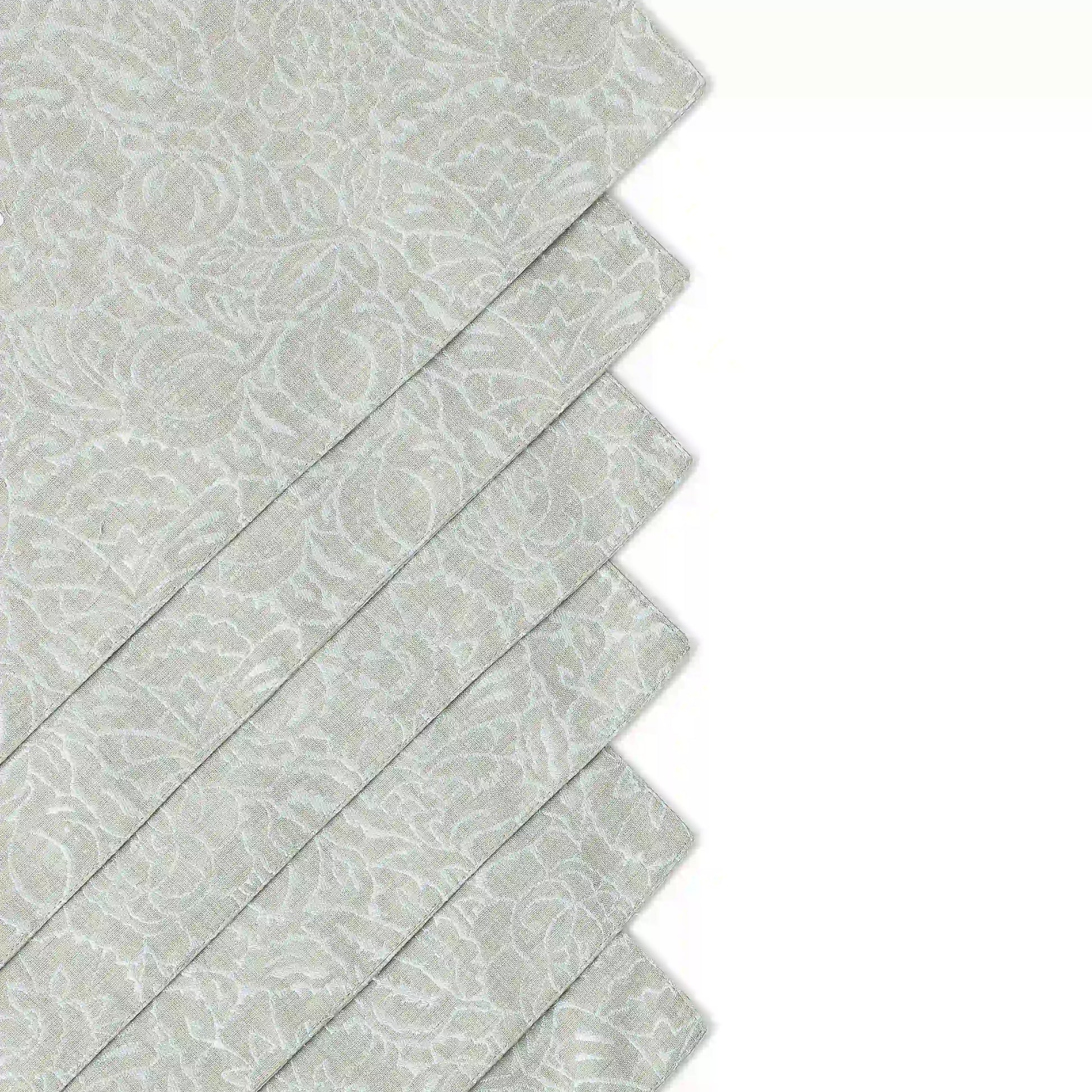 Adonare Printed Table Placemat Set Silver Dust / 6 Piece Set